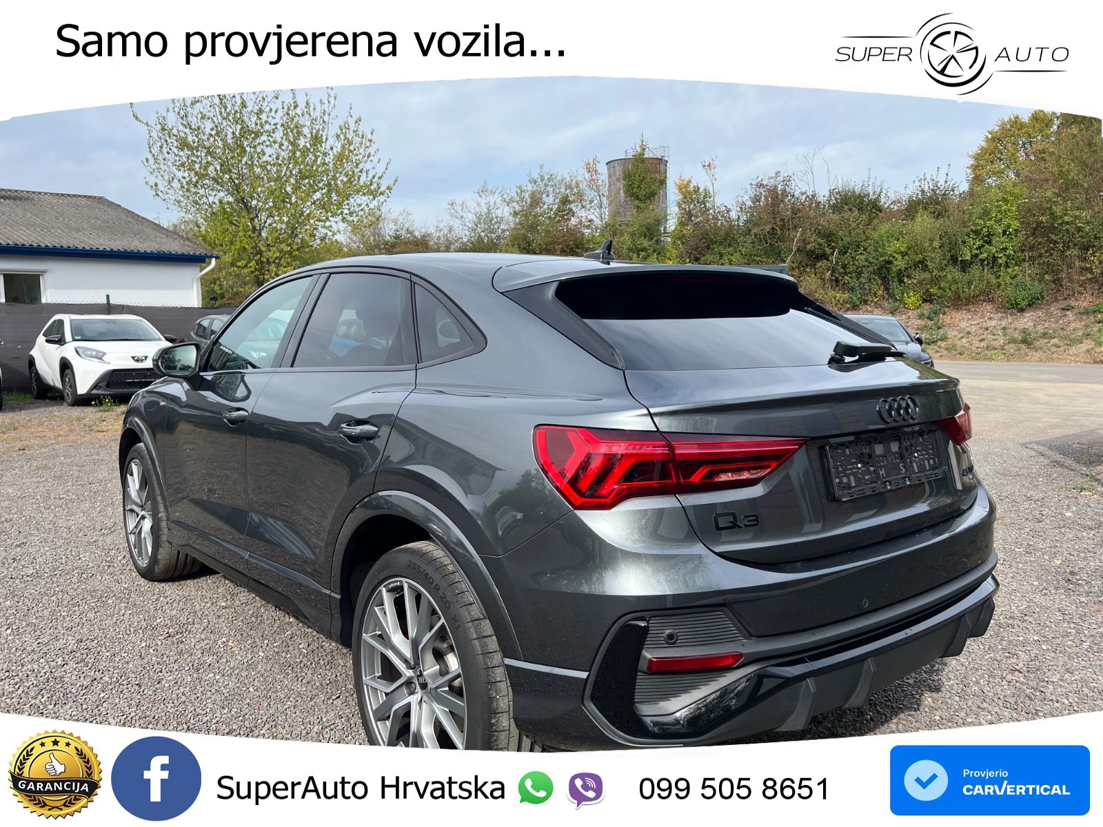 Audi Q3 II Sportback 45 TFSI (245 KS) quattro S tronic S line LED+GR SJED+ACC