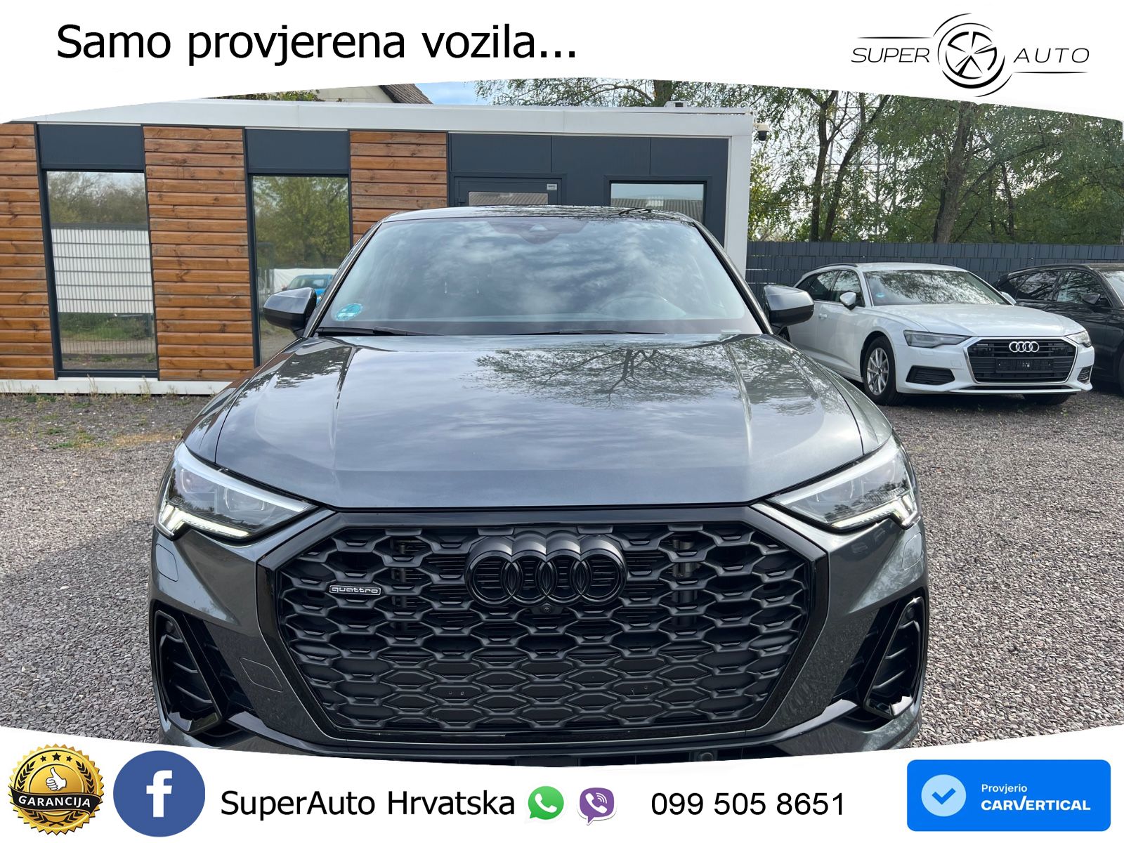 Audi Q3 II Sportback 45 TFSI (245 KS) quattro S tronic S line LED+GR SJED+ACC