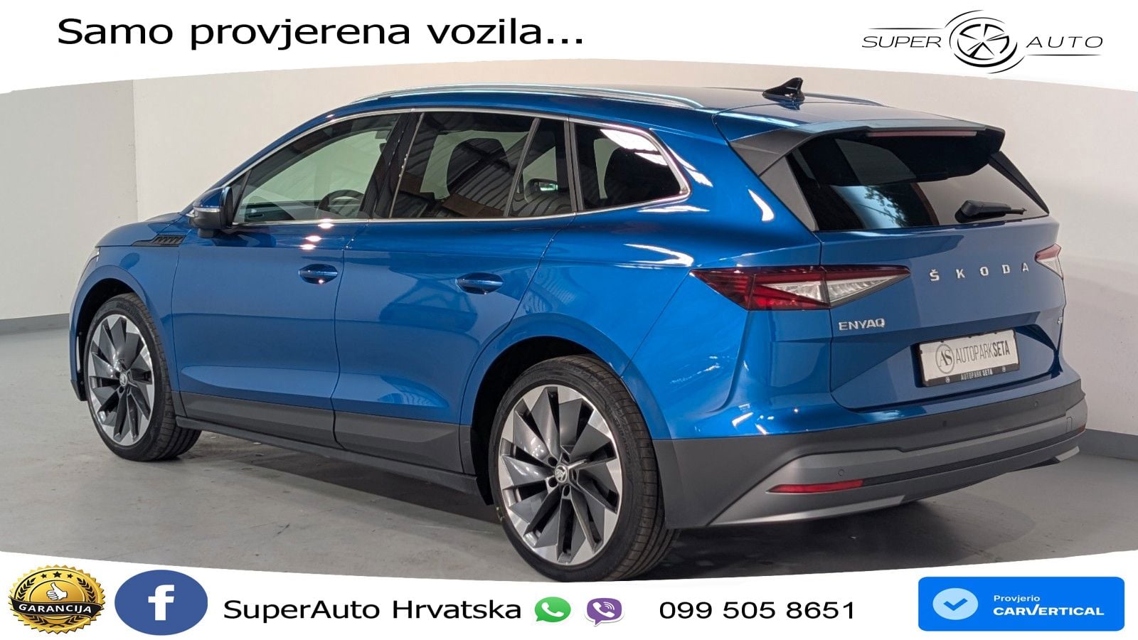 Škoda Enyaq iV 80 82 kWh (204 KS) Suite LED+GR SJED+ACC