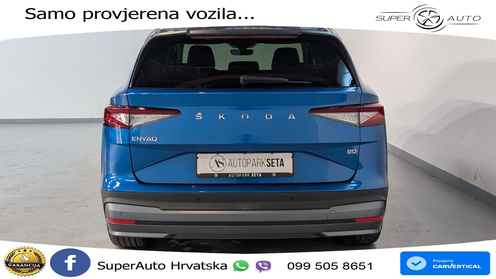 Škoda Enyaq iV 80 82 kWh (204 KS) Suite LED+GR SJED+ACC