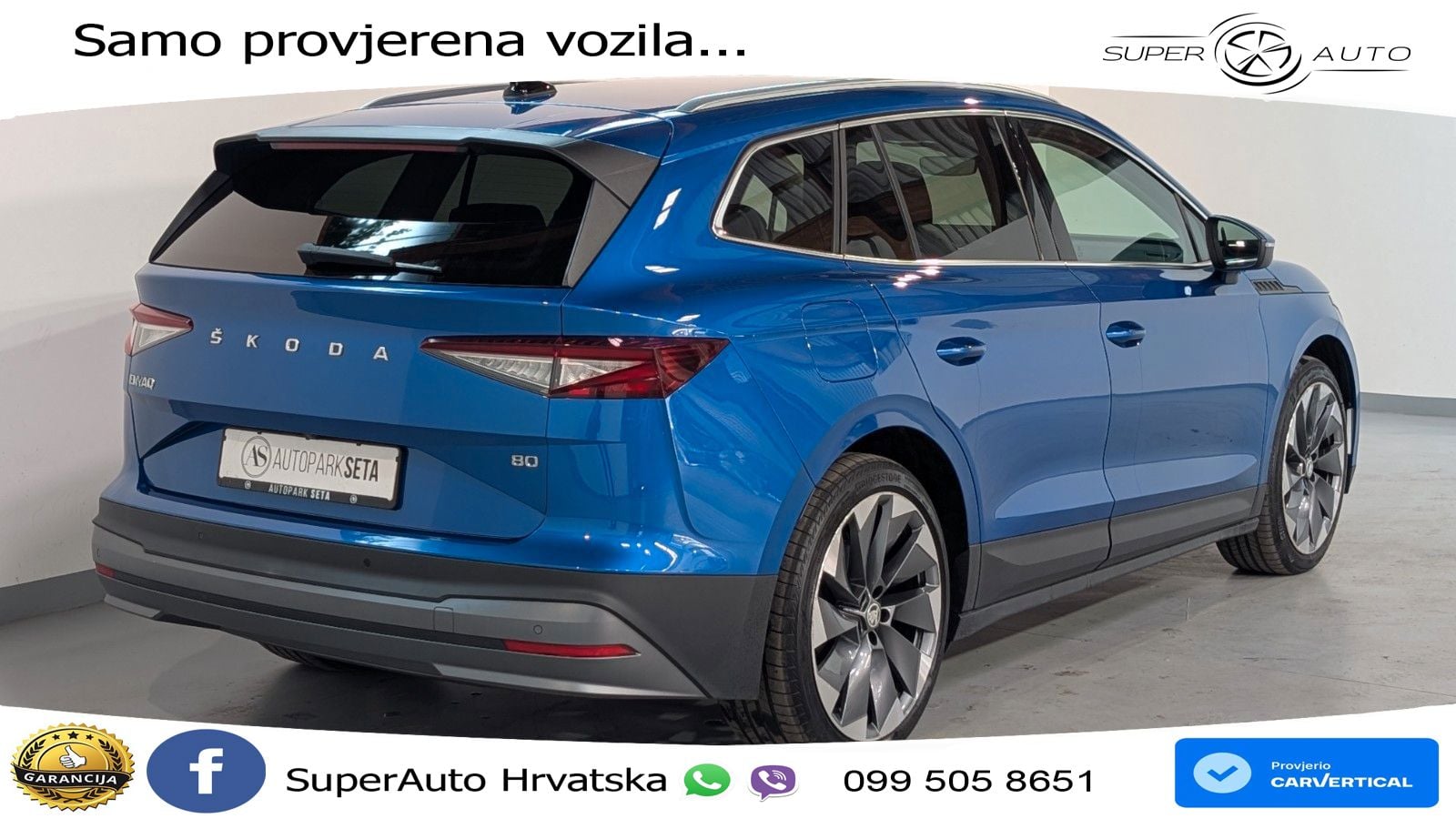 Škoda Enyaq iV 80 82 kWh (204 KS) Suite LED+GR SJED+ACC