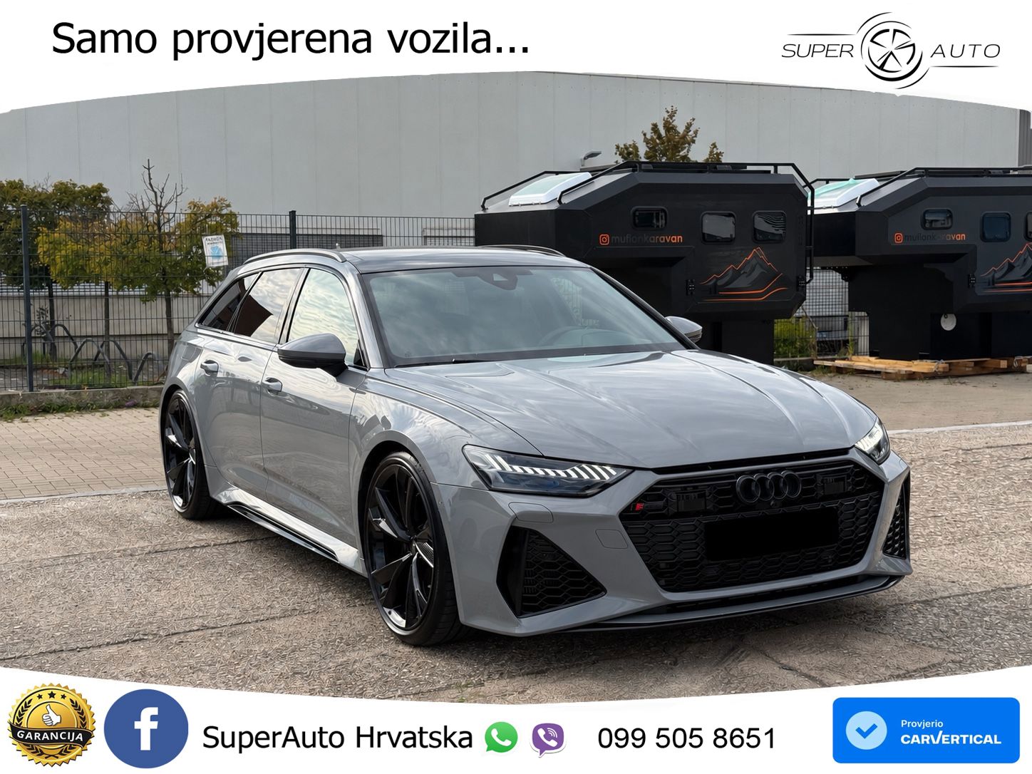 Audi RS6 Avant 4.0 TFSI V8 (600 KS) quattro Tiptronic LED+GR SJED+ACC