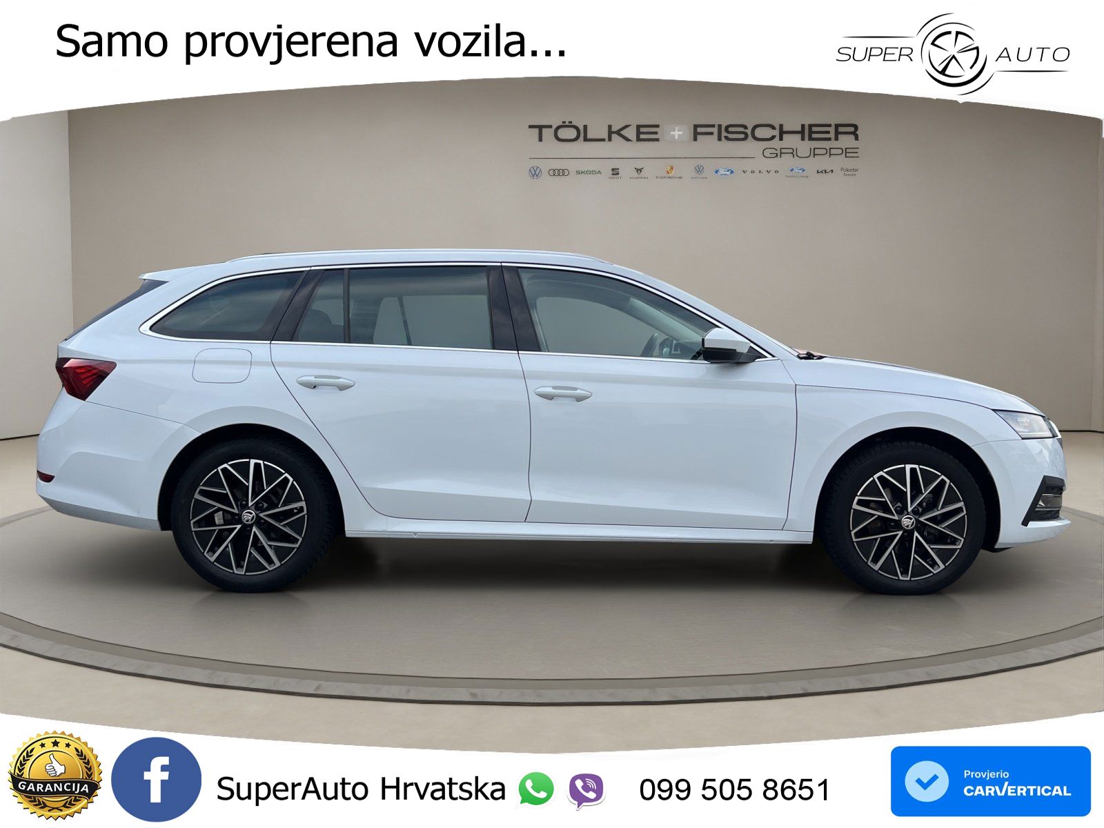 Škoda Octavia Combi 2.0 TDI (150 KS) DSG LED+GR SJED+ACC