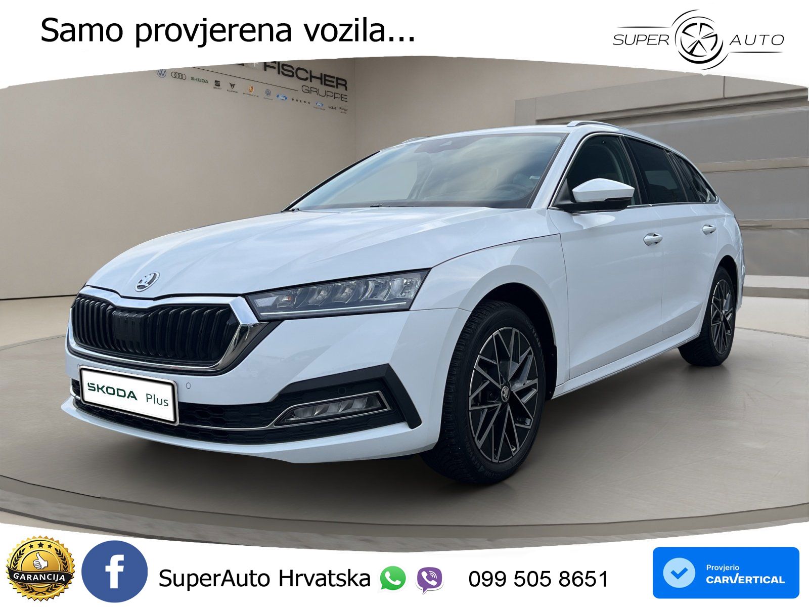 Škoda Octavia Combi 2.0 TDI (150 KS) DSG LED+GR SJED+ACC