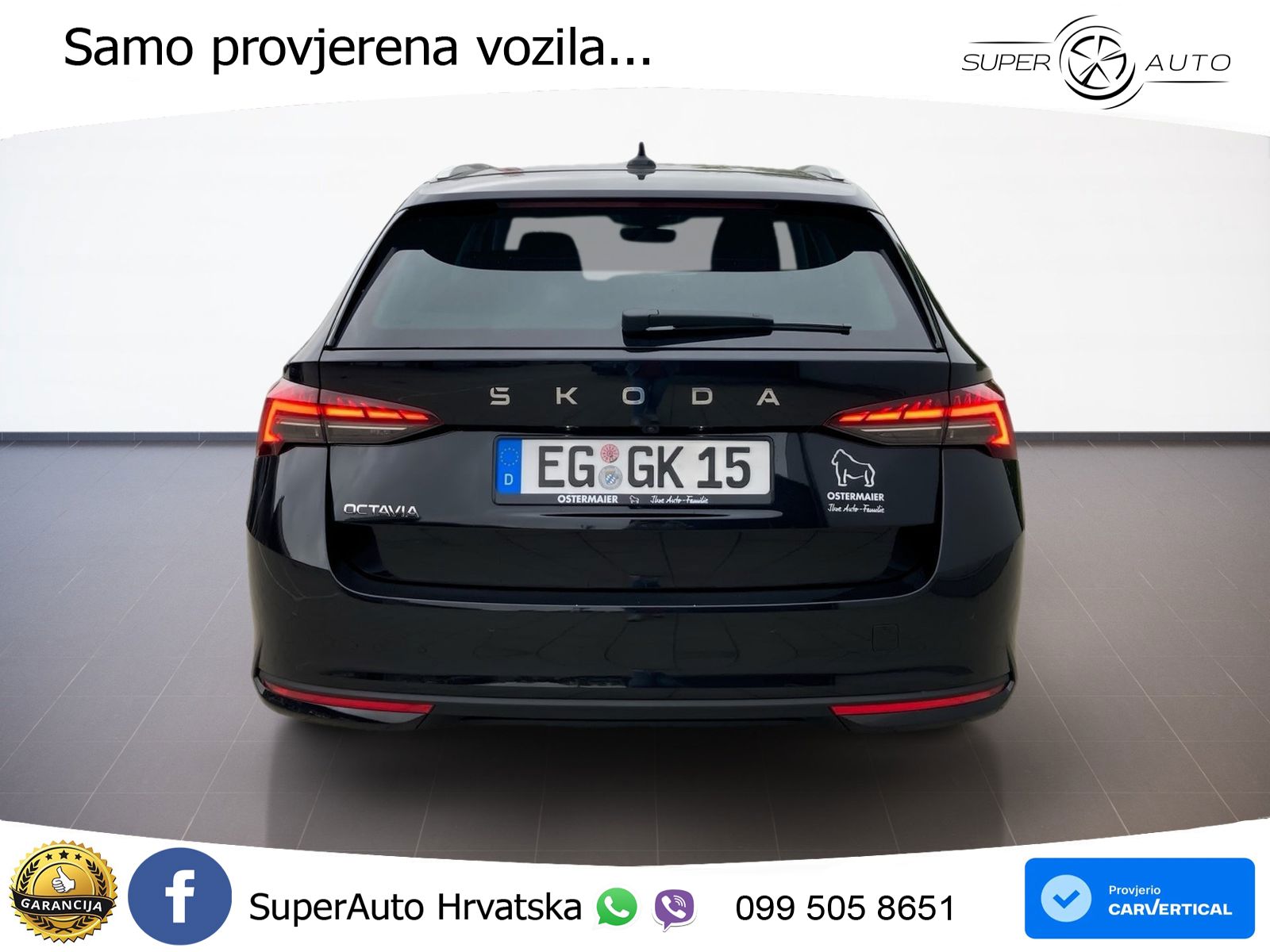 Škoda Octavia Combi 1.5 TSI (150 KS) DSG LED+GR SJED+ACC