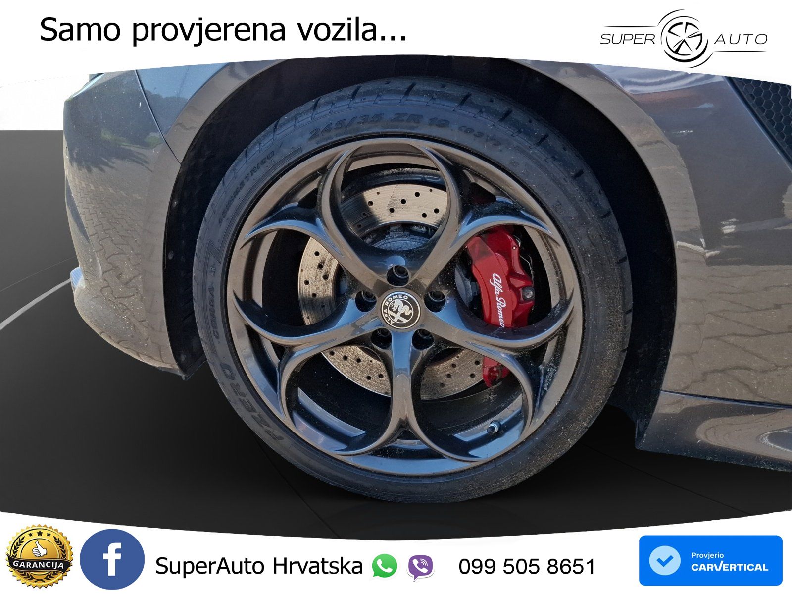 Alfa Romeo Giulia Quadrifoglio 2.9 V6 Bi-Turbo (520 KS) Automatic LED+GR SJED+ACC