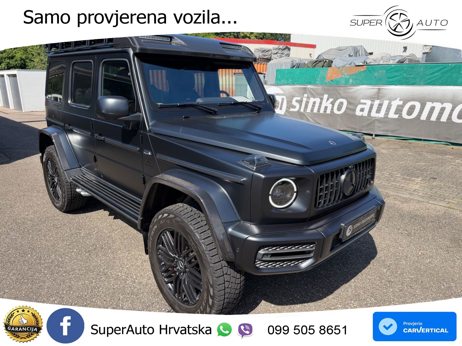 Mercedes AMG G 63 Long V8 (585 KS) 4MATIC 9G-TRONIC AMG SPEEDSHIFT TCT