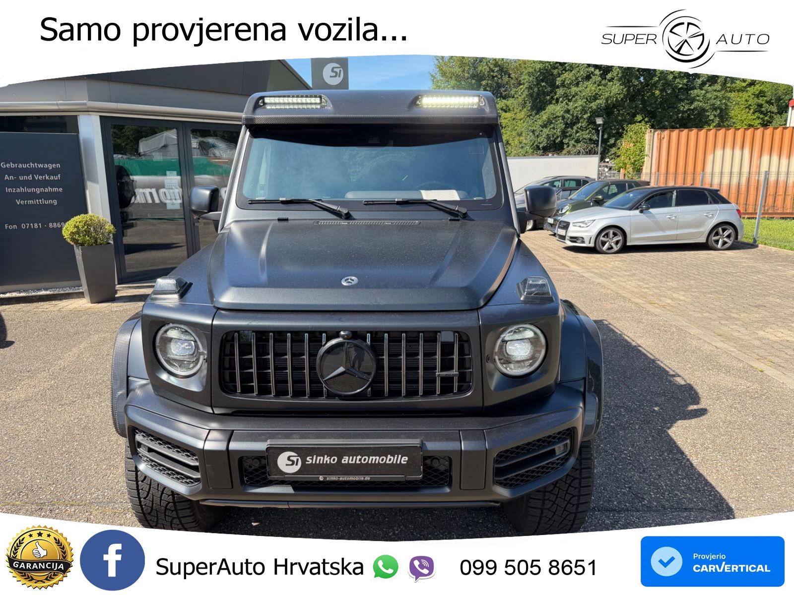 Mercedes AMG G 63 Long V8 (585 KS) 4MATIC 9G-TRONIC AMG SPEEDSHIFT TCT