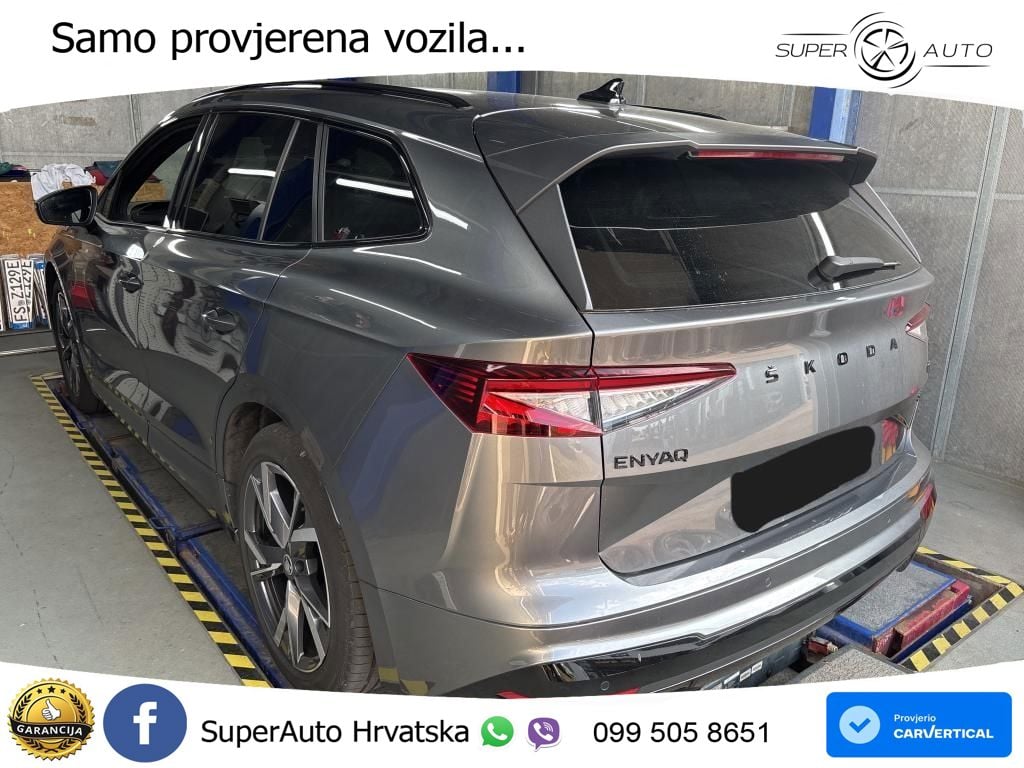 Škoda Enyaq iV 80 82 kWh (204 KS) SportLine LED+GR SJED+ACC