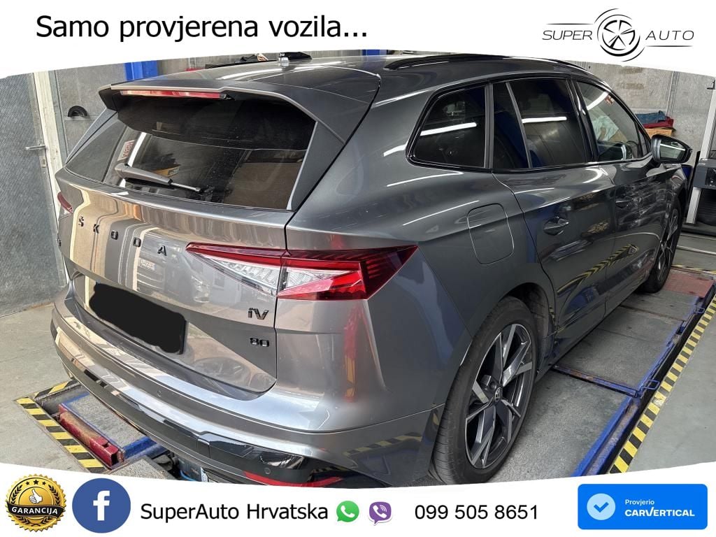 Škoda Enyaq iV 80 82 kWh (204 KS) SportLine LED+GR SJED+ACC