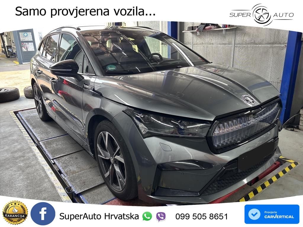 Škoda Enyaq iV 80 82 kWh (204 KS) SportLine LED+GR SJED+ACC
