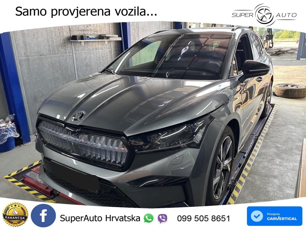 Škoda Enyaq iV 80 82 kWh (204 KS) SportLine LED+GR SJED+ACC