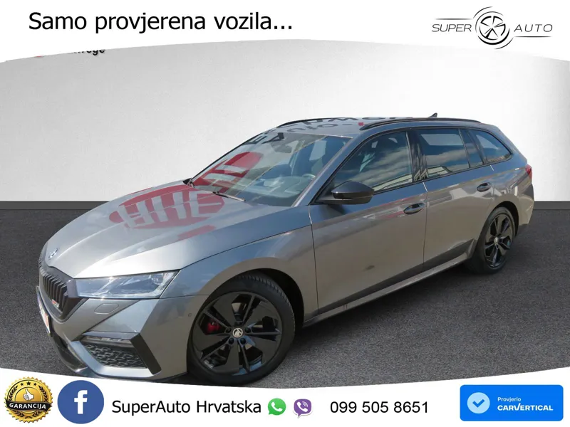 Škoda Octavia Combi RS 2.0 TDI (200 KS) DSG LED+GR SJED+ACC