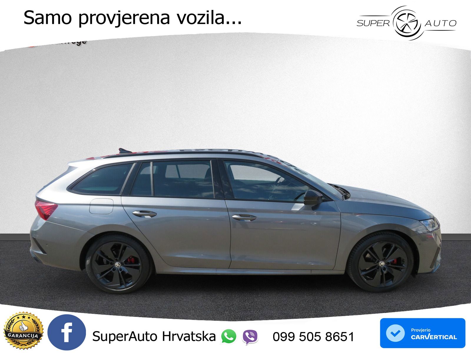 Škoda Octavia Combi RS 2.0 TDI (200 KS) DSG LED+GR SJED+ACC