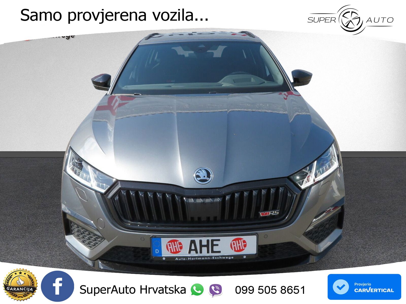 Škoda Octavia Combi RS 2.0 TDI (200 KS) DSG LED+GR SJED+ACC
