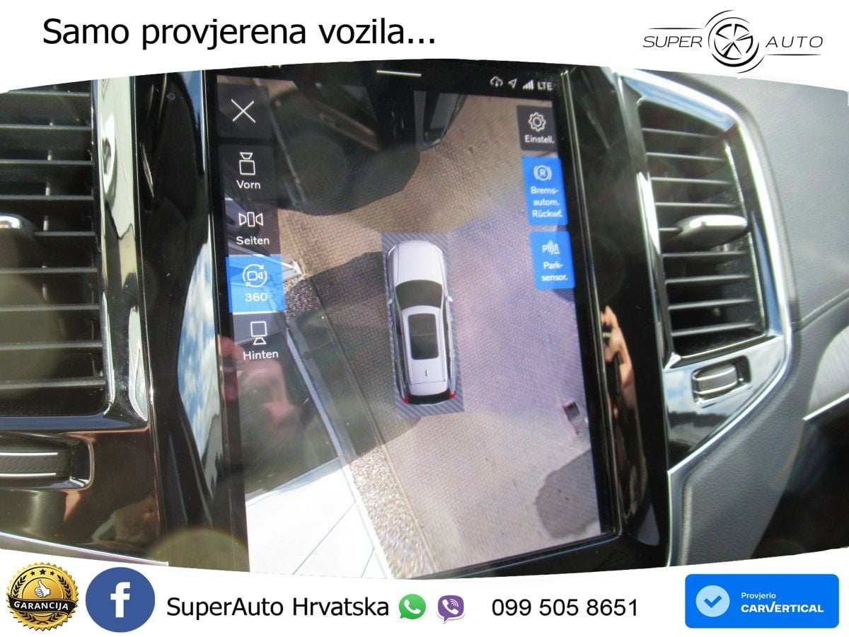 Volvo XC90 2.0 B5 Diesel AWD Automatic ZRAČNI+ACC+4xGR SJED+360
