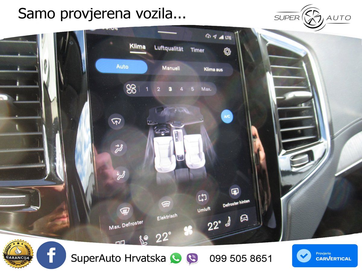 Volvo XC90 2.0 B5 Diesel AWD Automatic ZRAČNI+ACC+4xGR SJED+360
