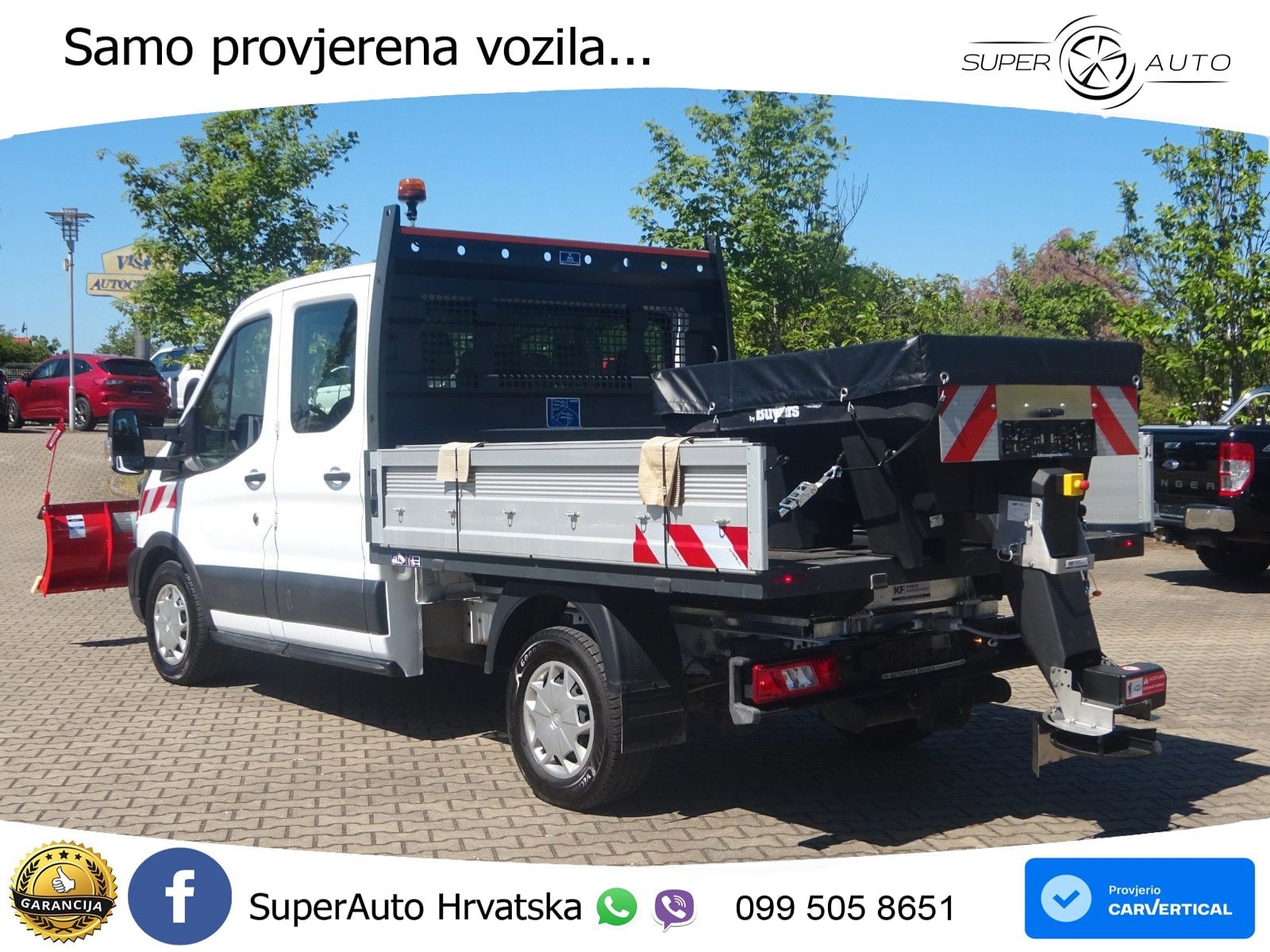 Ford Transit Doka Pritsche 350 L2 4x4 Winterdienst 131 KS