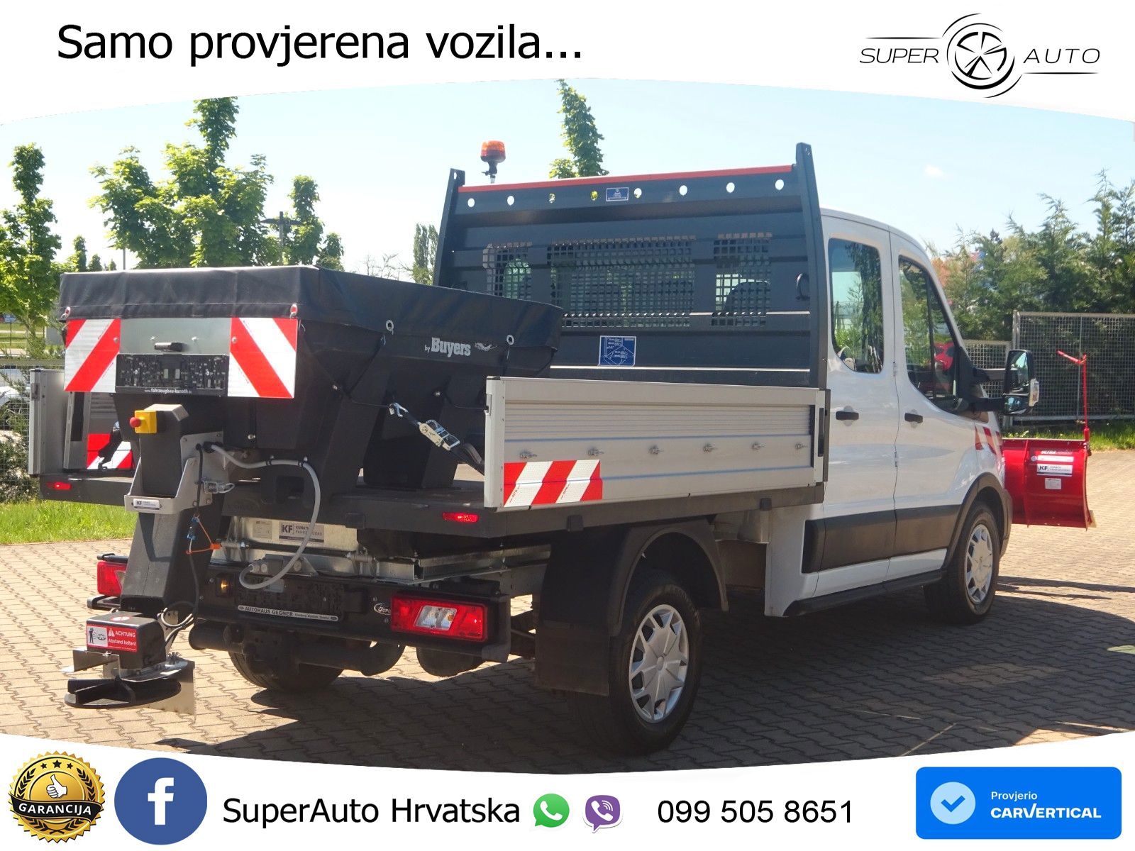 Ford Transit Doka Pritsche 350 L2 4x4 Winterdienst 131 KS
