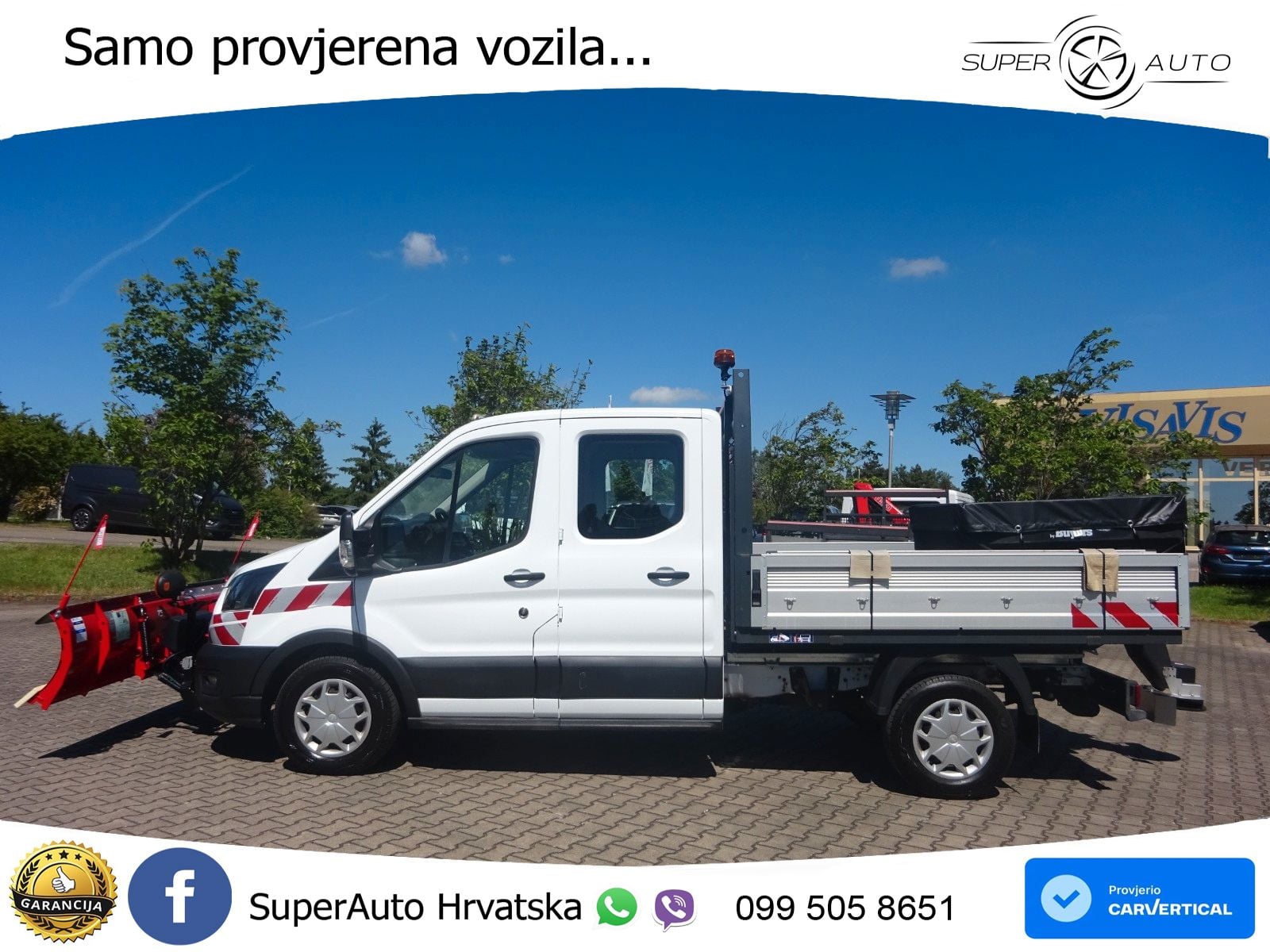 Ford Transit Doka Pritsche 350 L2 4x4 Winterdienst 131 KS