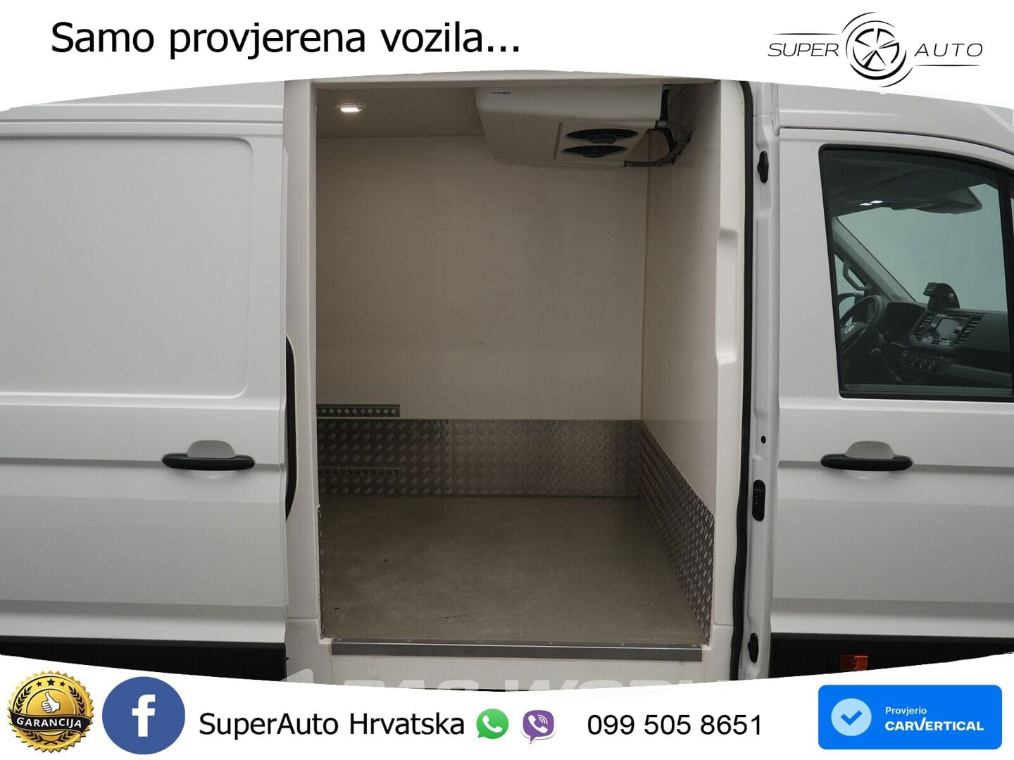 Volkswagen Crafter 177pk Koelwagen Carrier Viento 350 L4H3 179 KS