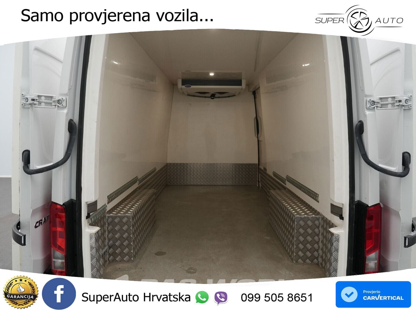 Volkswagen Crafter 177pk Koelwagen Carrier Viento 350 L4H3 179 KS