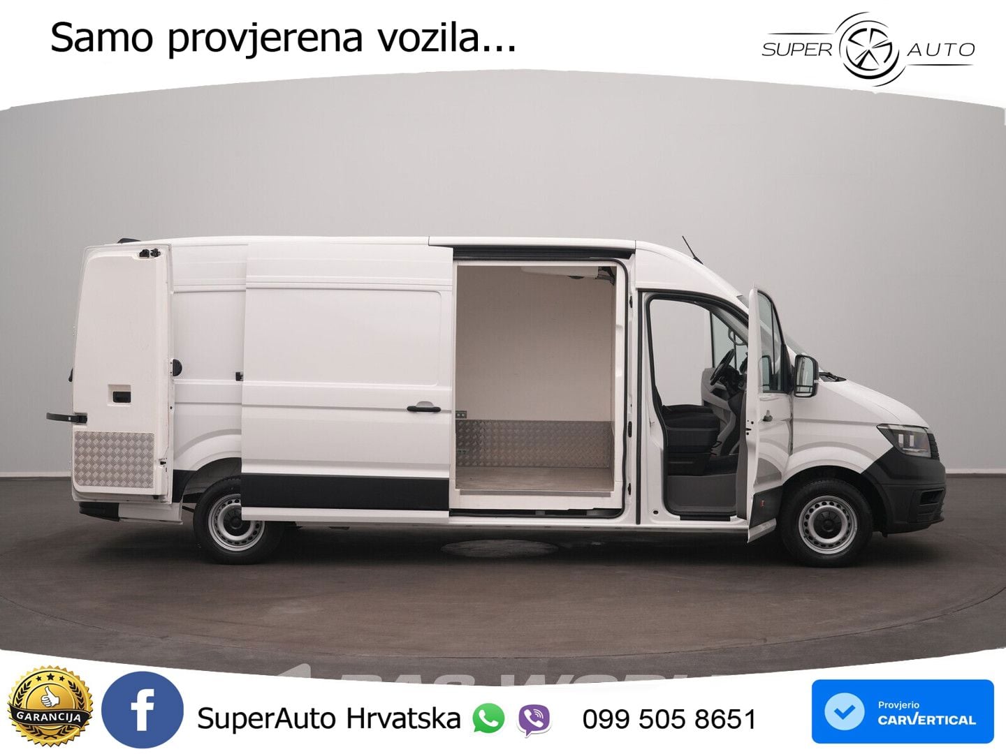 Volkswagen Crafter 177pk Koelwagen Carrier Viento 350 L4H3 179 KS