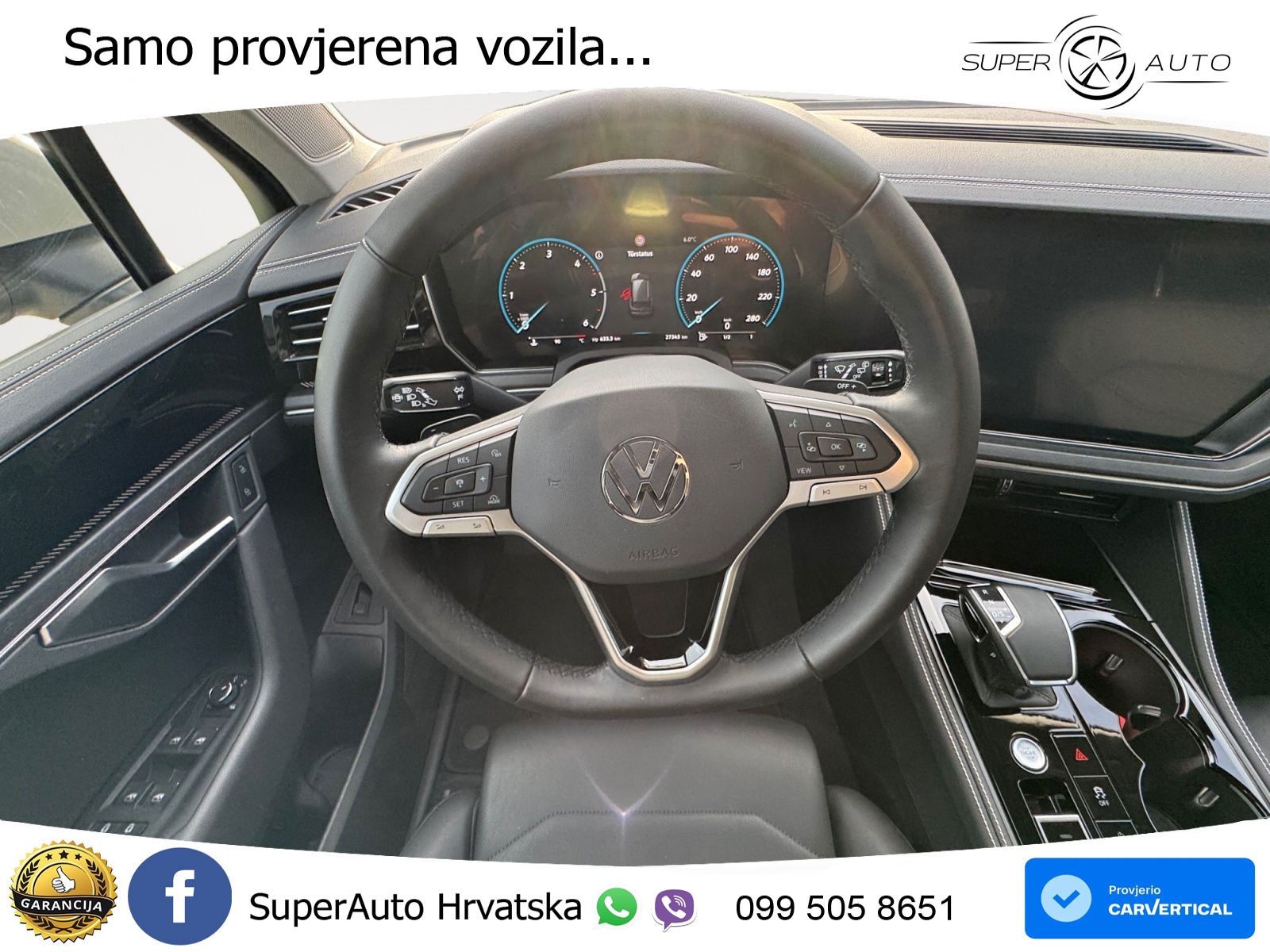 Volkswagen Touareg 3.0 V6 TDI (231 KS) 4MOTION Tiptronic ZRAČNI+ACC+GR SJED+KAM