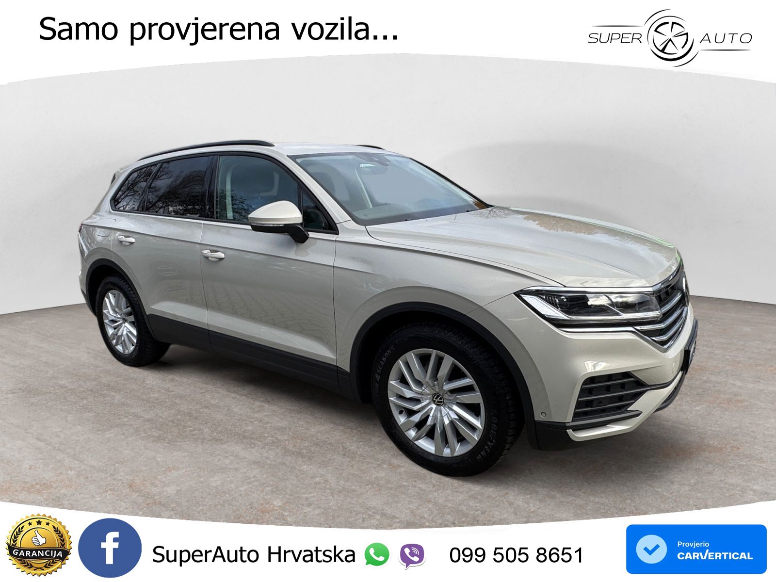 Volkswagen Touareg 3.0 V6 TDI (231 KS) 4MOTION Tiptronic ZRAČNI+ACC+GR SJED+KAM