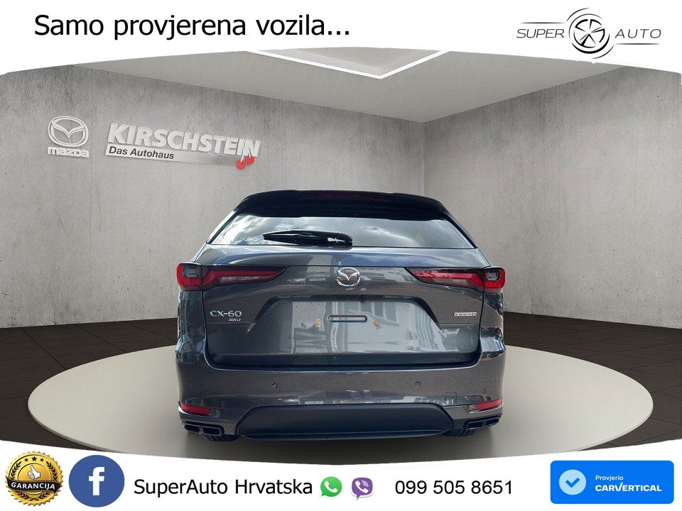 Mazda CX-60 3.3 e-Skyactiv D (254 KS) AWD Automatic LED+GR SJED+ACC