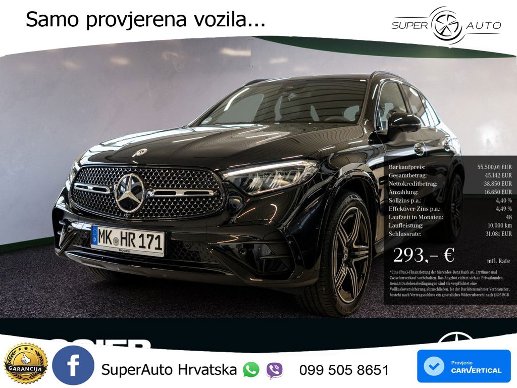 Mercedes GLC 220d (197 KS) 4MATIC 9G-TRONIC AMG LED+GR SJED+ACC