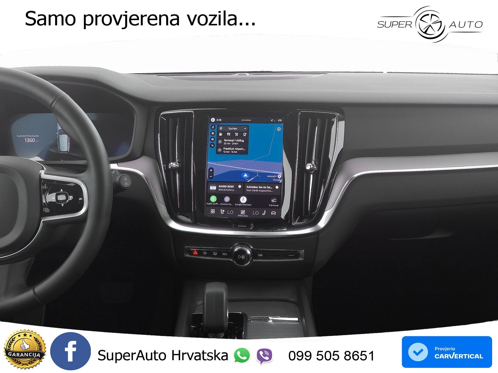 Volvo V60 2.0 B4 Benzin DCT LED+GR SJED+ACC