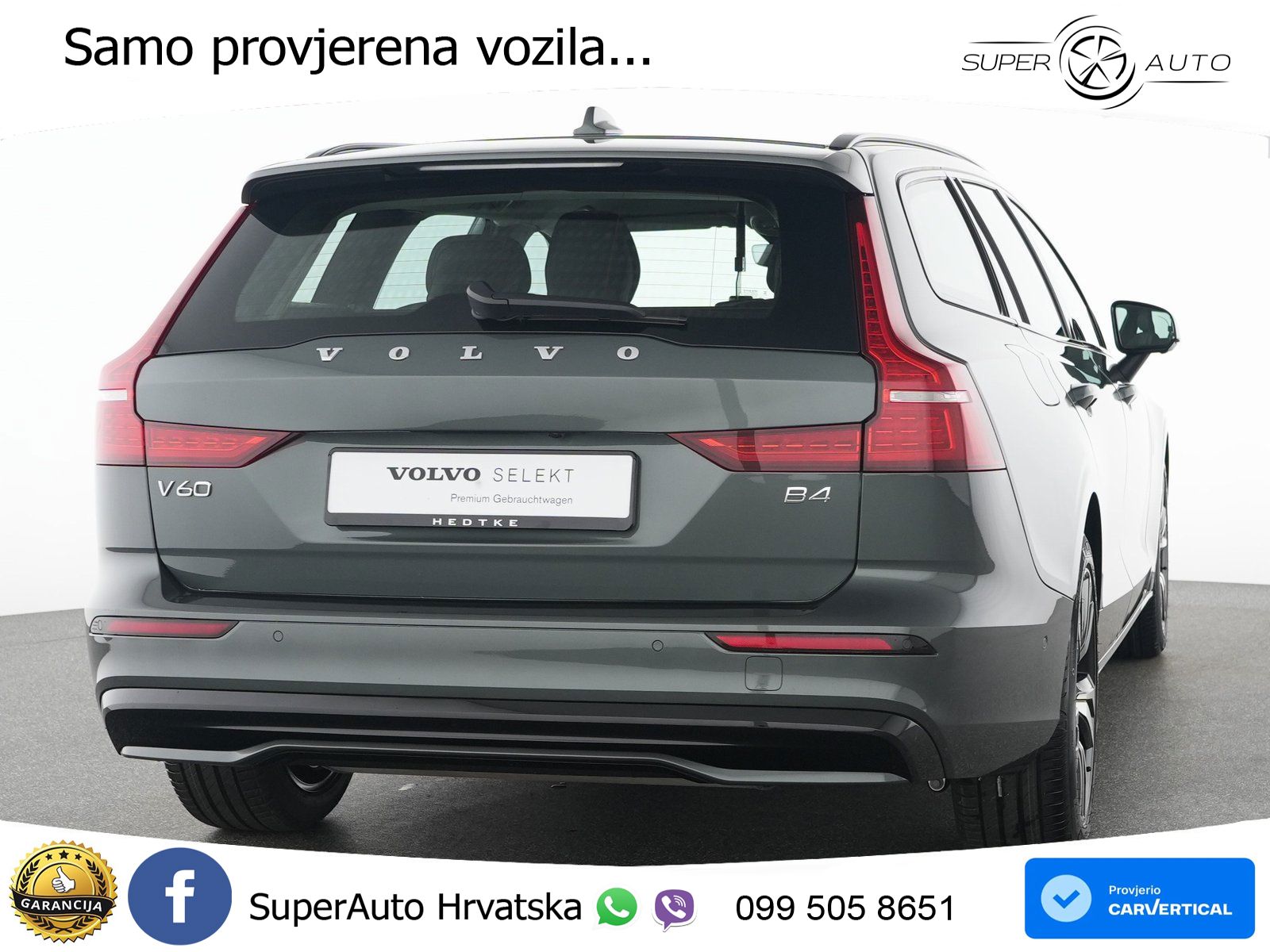 Volvo V60 2.0 B4 Benzin DCT LED+GR SJED+ACC