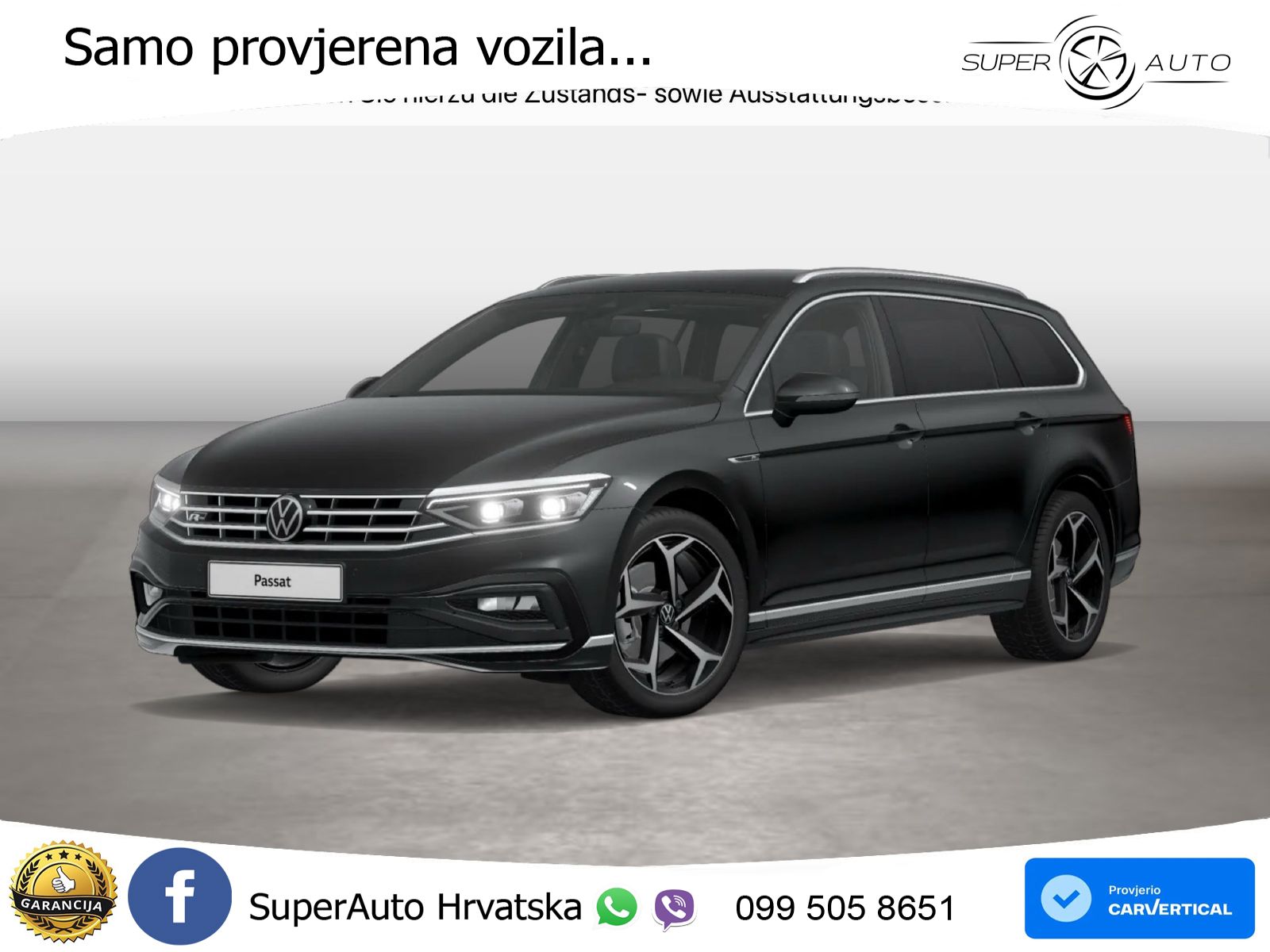 Volkswagen Passat Variant 2.0 TDI (150 KS) DSG R-Line LED+GR SJED+ACC