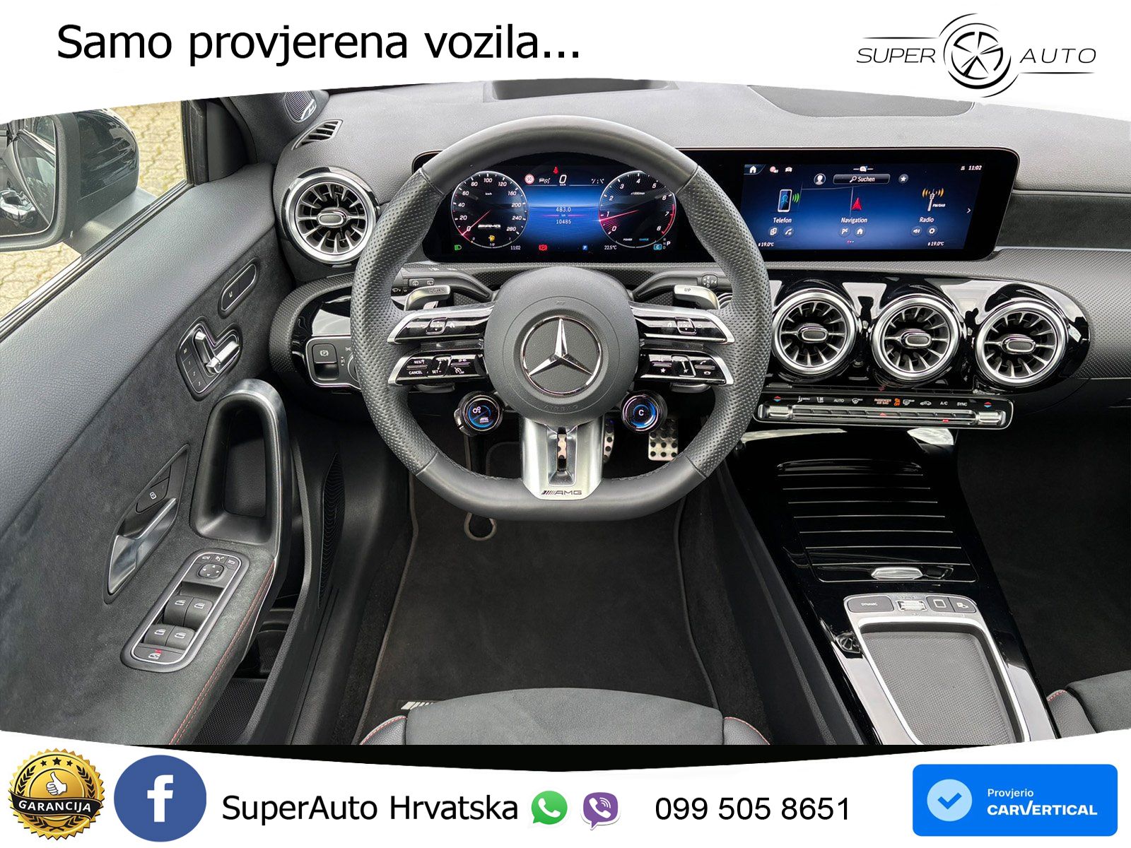 Mercedes-Benz AMG A 35 4MATIC AMG SPEEDSHIFT DCT ACC+HEAD+GR SJED+360+PANO