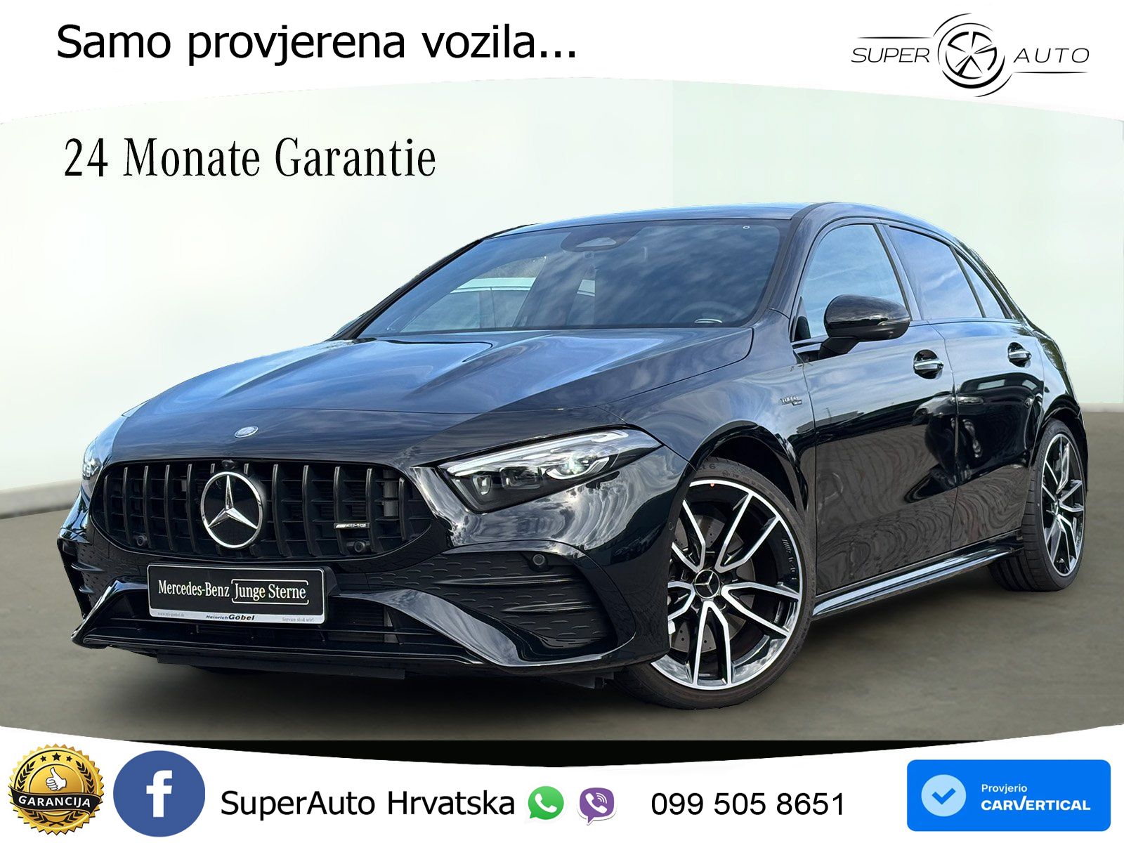 Mercedes-Benz AMG A 35 4MATIC AMG SPEEDSHIFT DCT ACC+HEAD+GR SJED+360+PANO