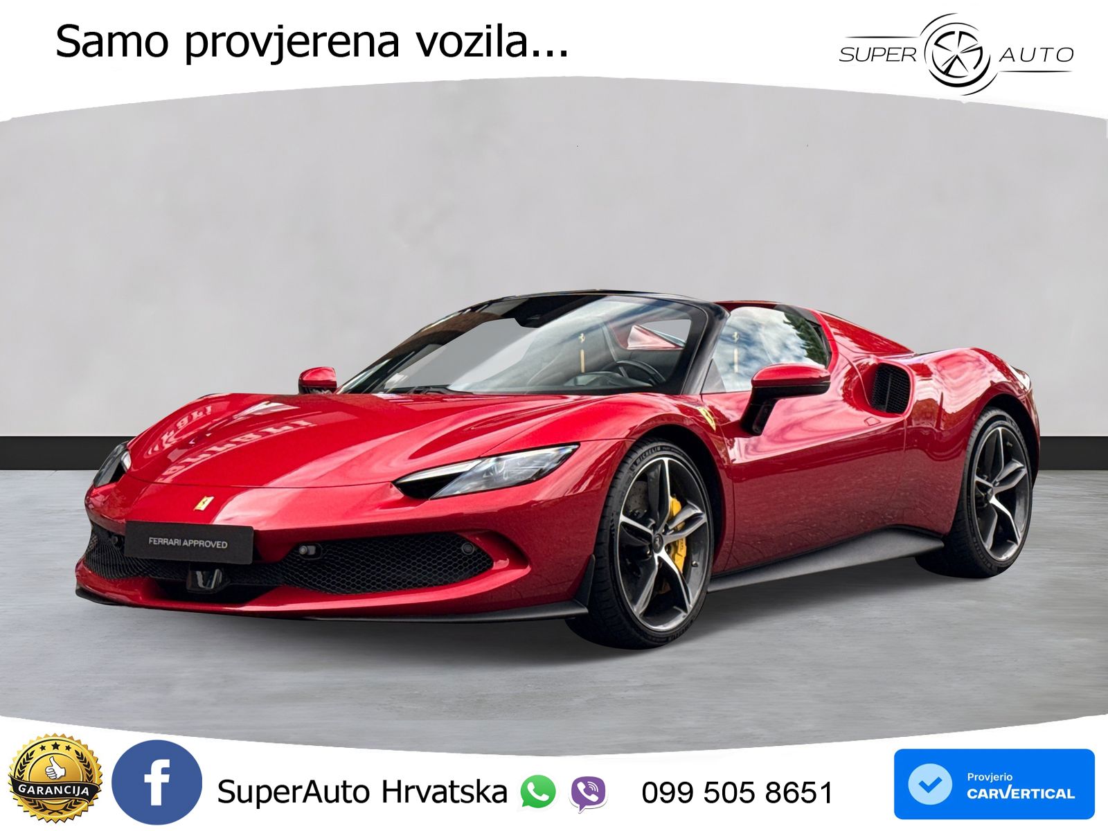 Ferrari 296 GTS 3.0 V6 (830 KS) F1 DCT