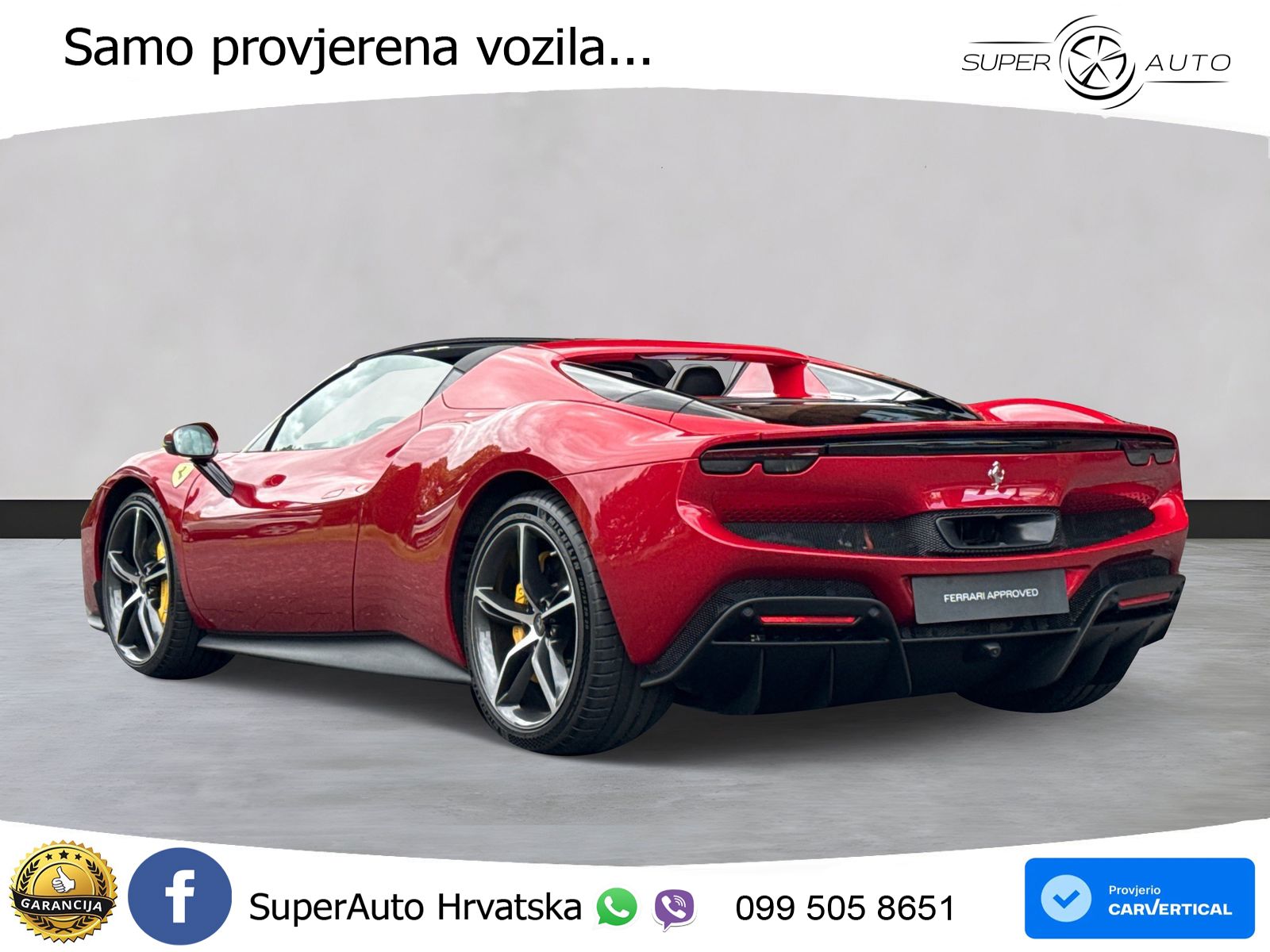 Ferrari 296 GTS 3.0 V6 (830 KS) F1 DCT