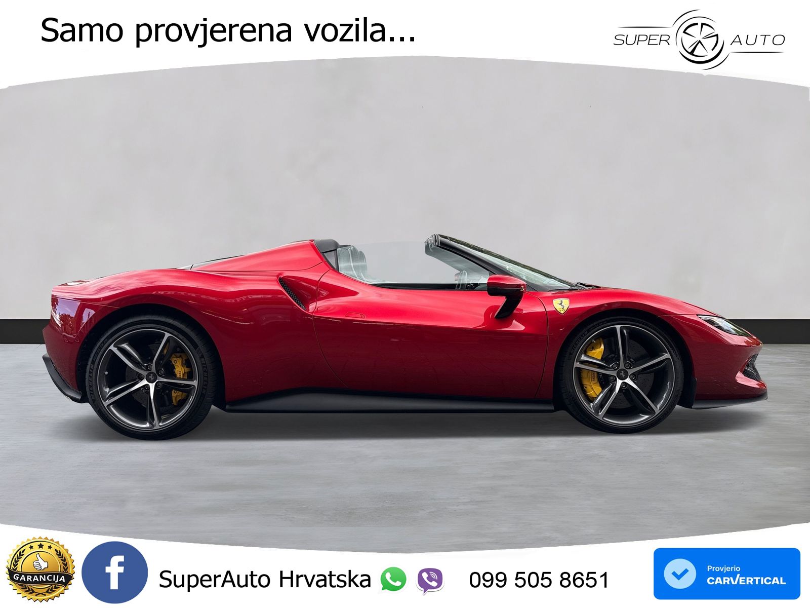 Ferrari 296 GTS 3.0 V6 (830 KS) F1 DCT