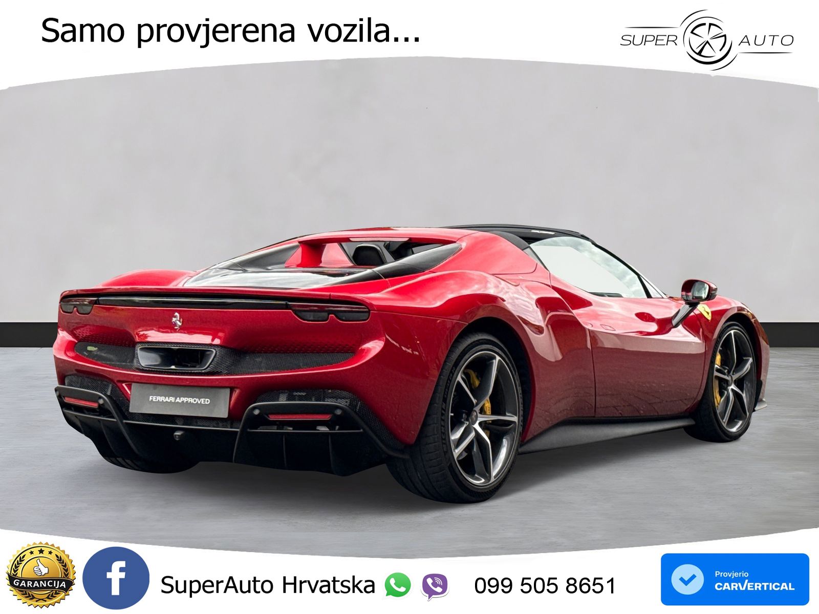 Ferrari 296 GTS 3.0 V6 (830 KS) F1 DCT