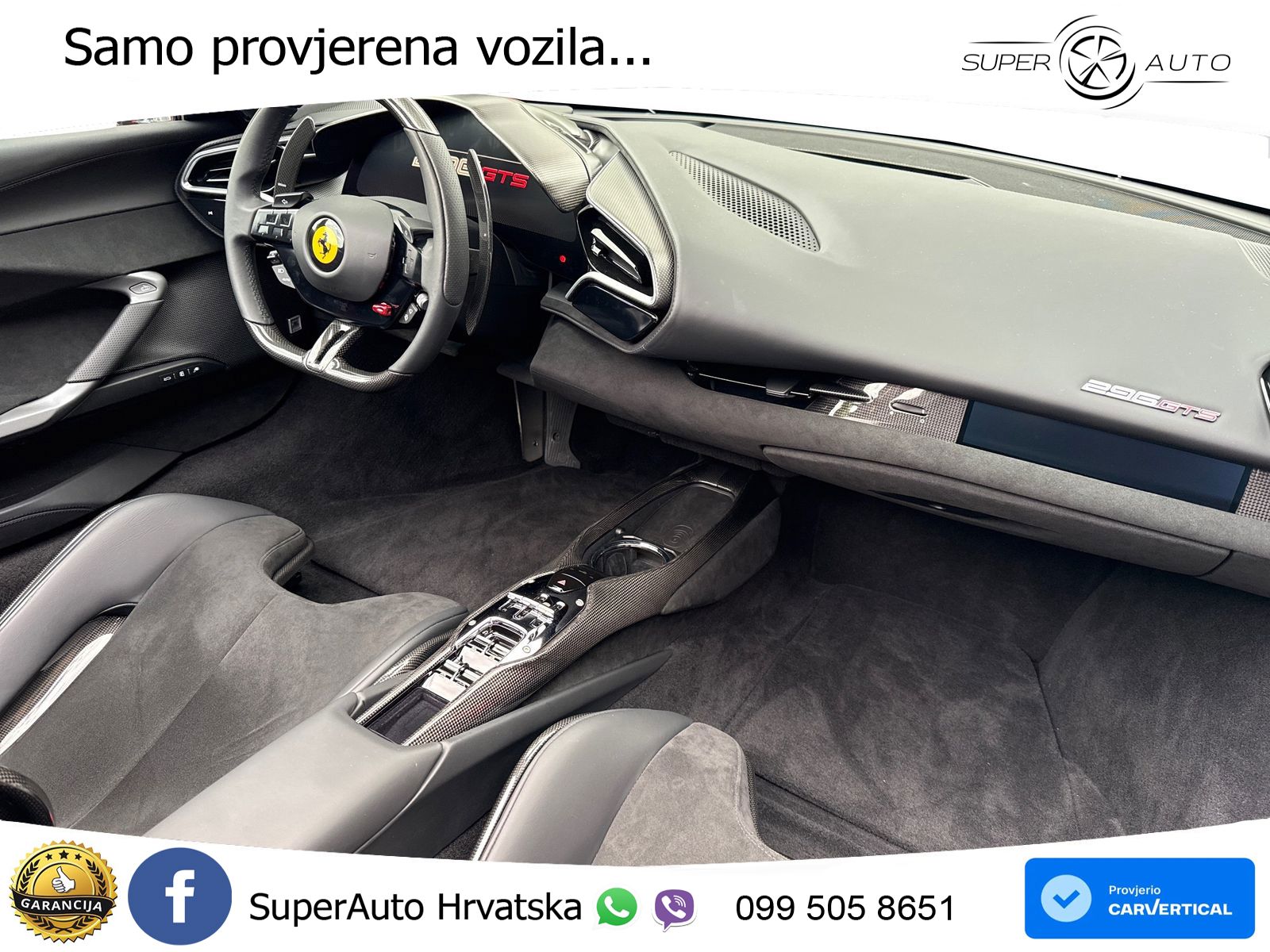 Ferrari 296 GTS 3.0 V6 (830 KS) F1 DCT