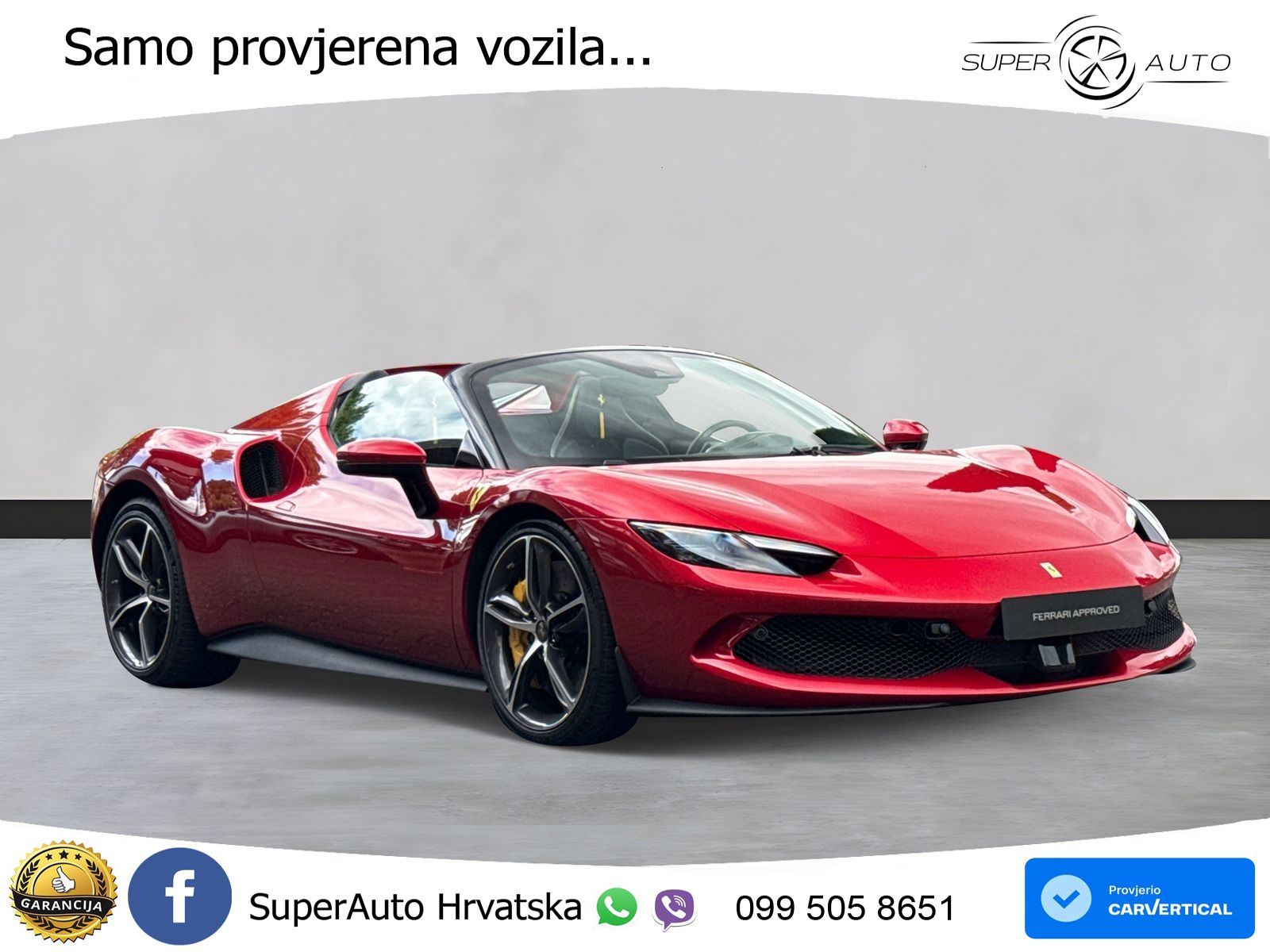 Ferrari 296 GTS 3.0 V6 (830 KS) F1 DCT