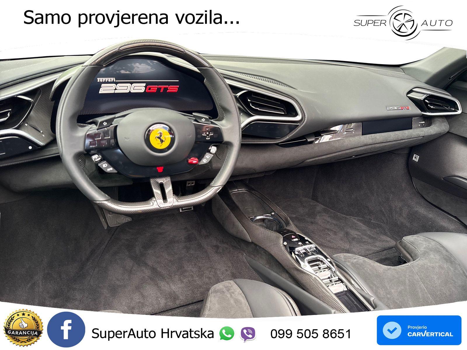 Ferrari 296 GTS 3.0 V6 (830 KS) F1 DCT