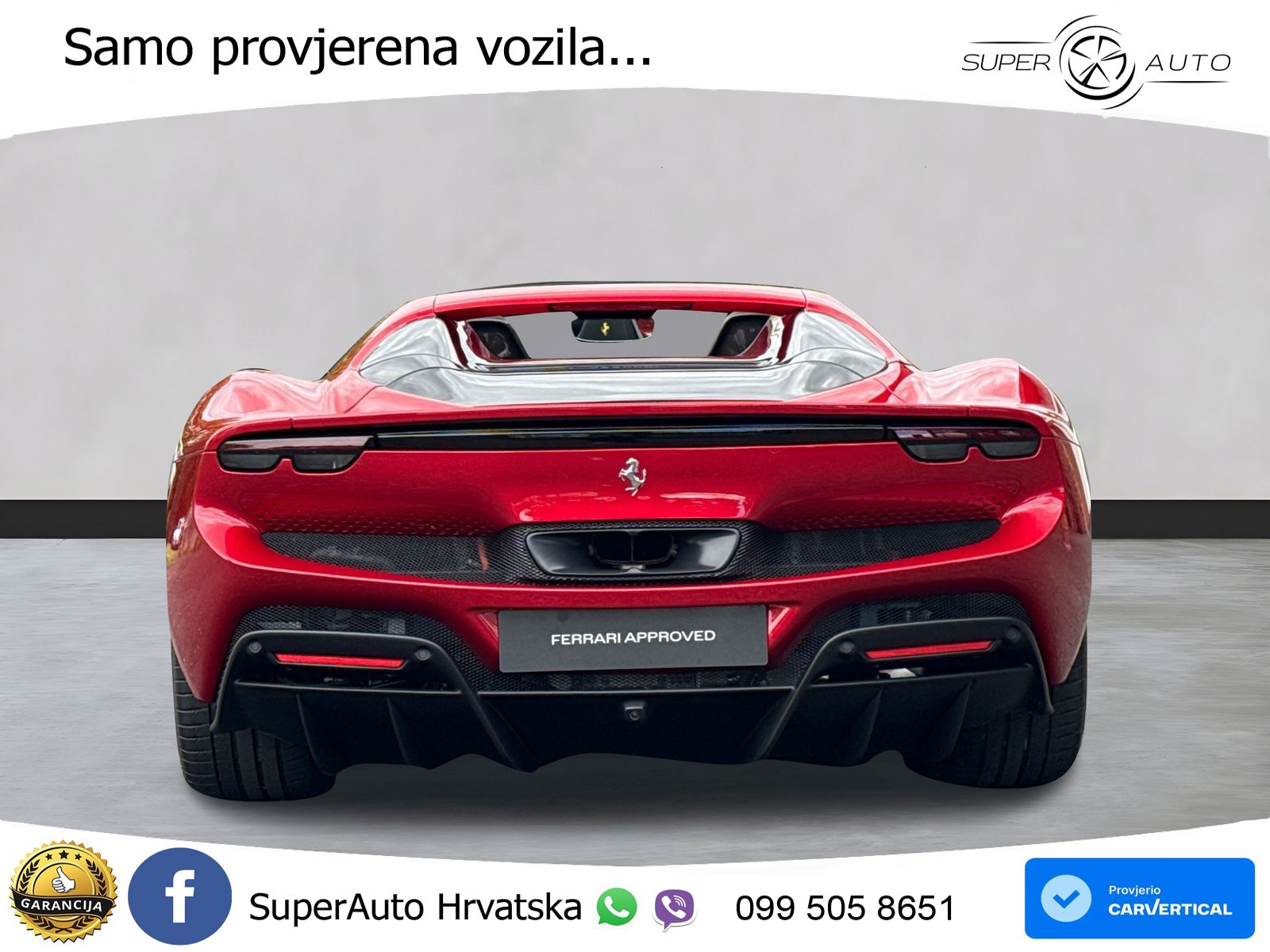 Ferrari 296 GTS 3.0 V6 (830 KS) F1 DCT