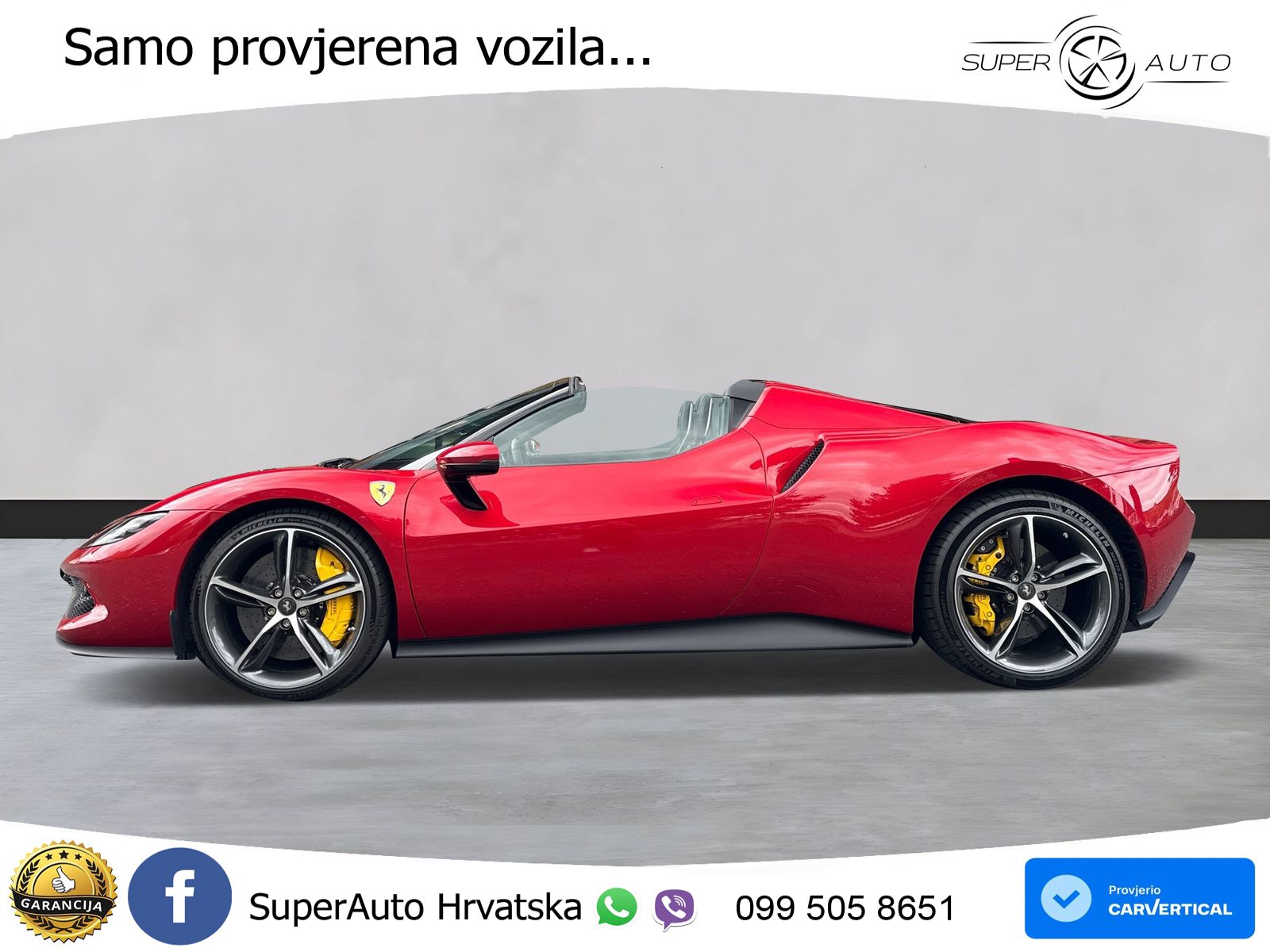Ferrari 296 GTS 3.0 V6 (830 KS) F1 DCT