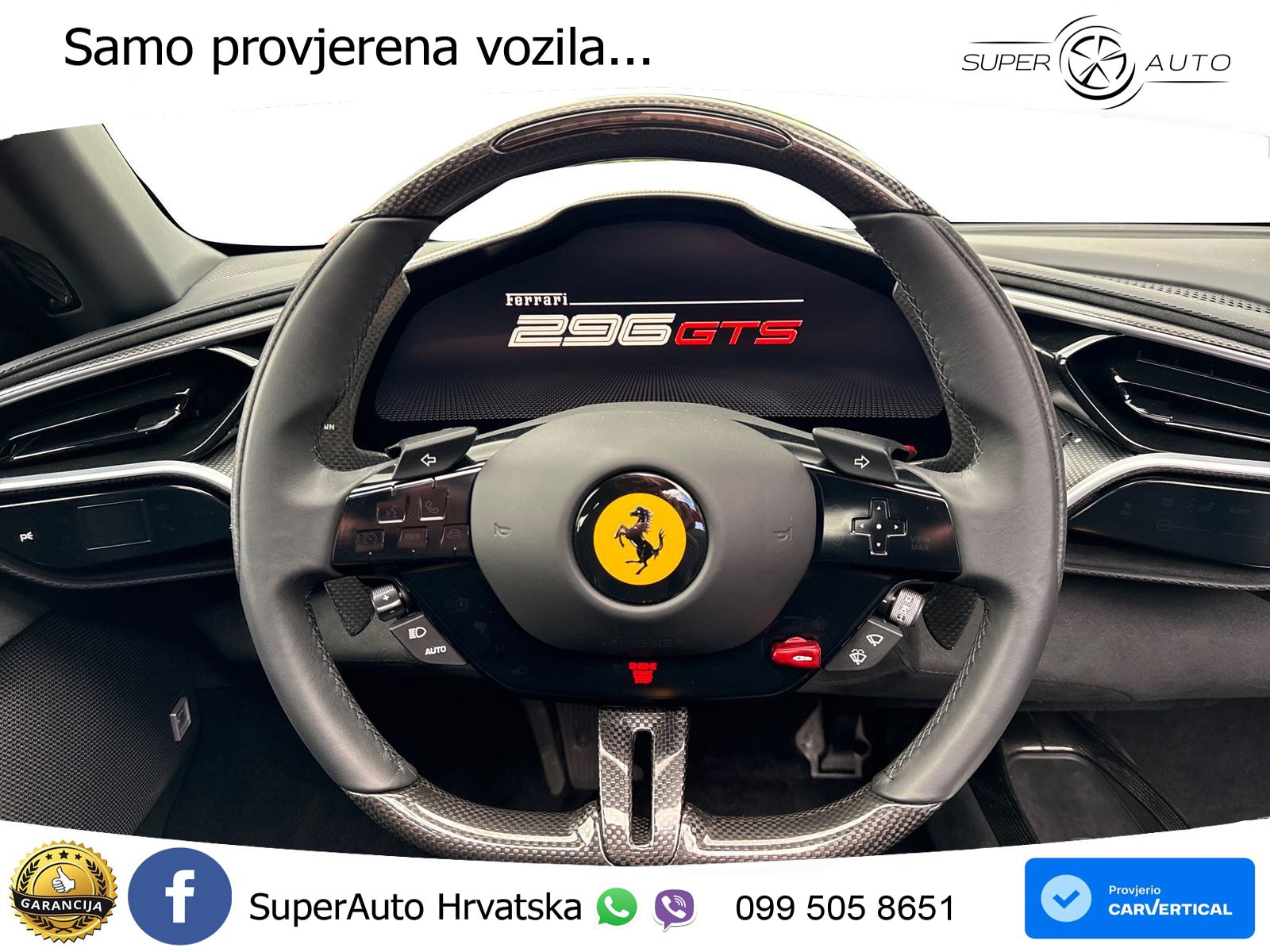 Ferrari 296 GTS 3.0 V6 (830 KS) F1 DCT