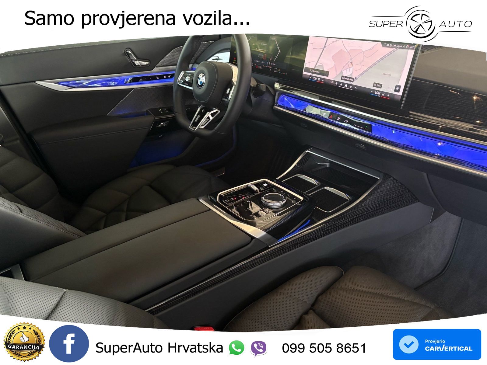BMW 740d (299 KS) xDrive Steptronic M Sport ZRAČNI+ACC+GR SJED+KAM+PANO