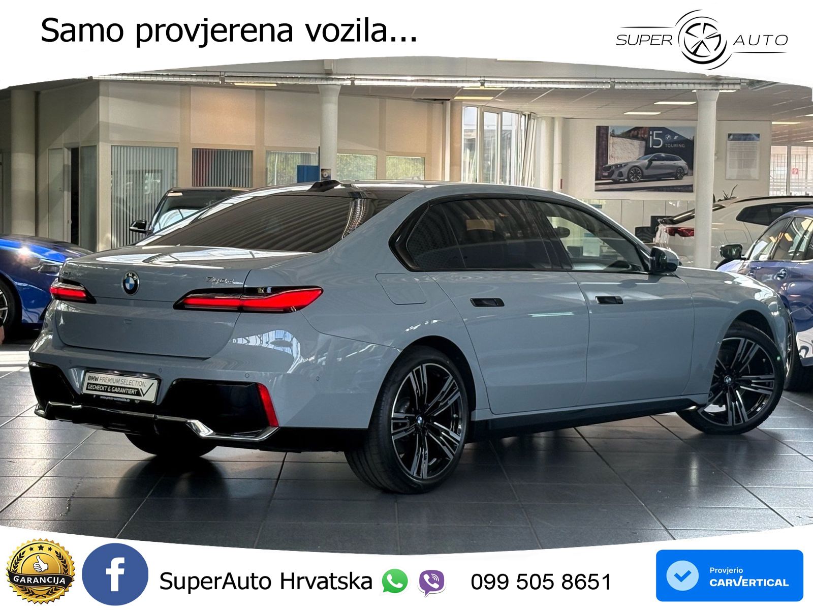 BMW 740d (299 KS) xDrive Steptronic M Sport ZRAČNI+ACC+GR SJED+KAM+PANO