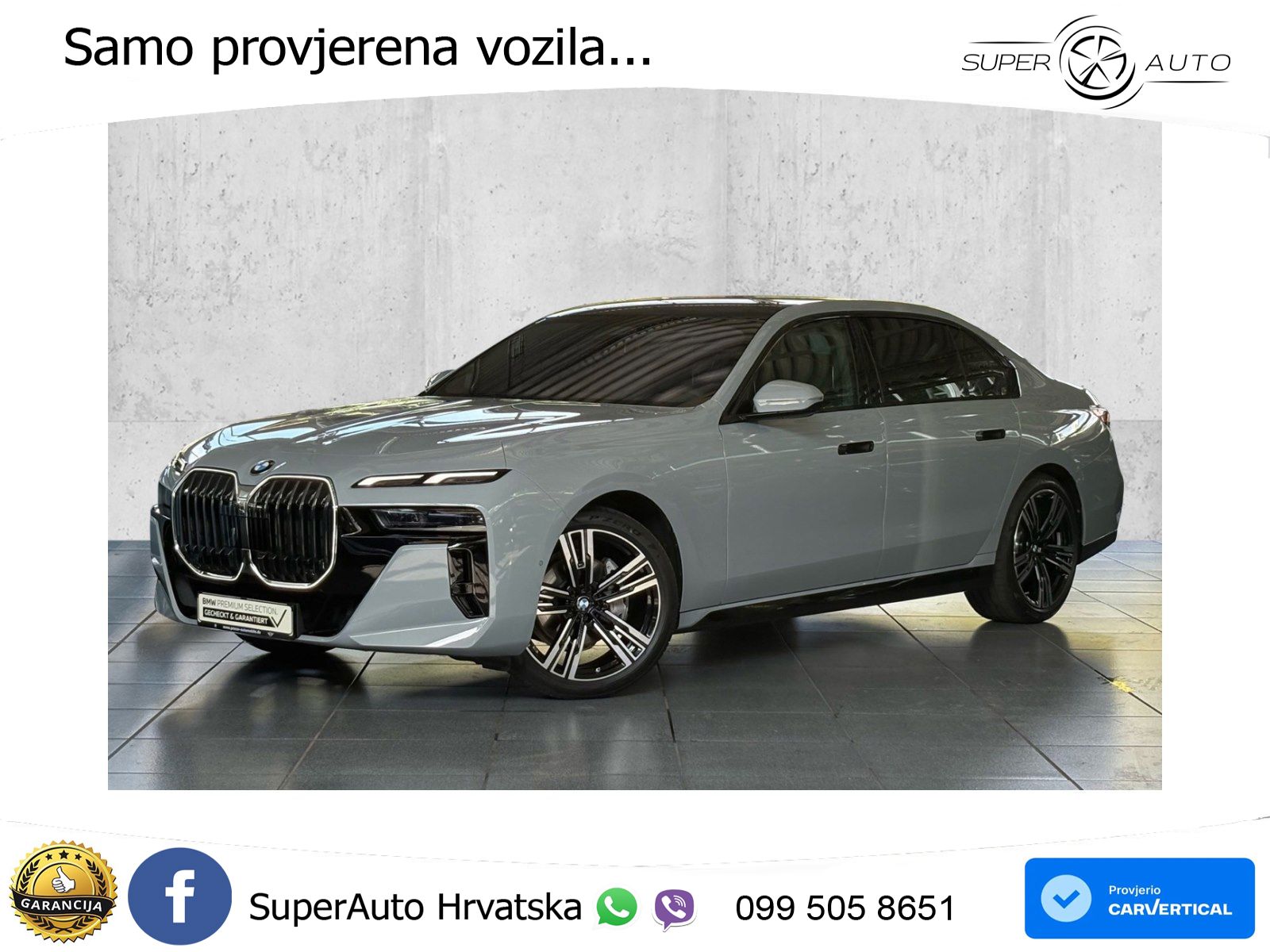 BMW 740d (299 KS) xDrive Steptronic M Sport ZRAČNI+ACC+GR SJED+KAM+PANO