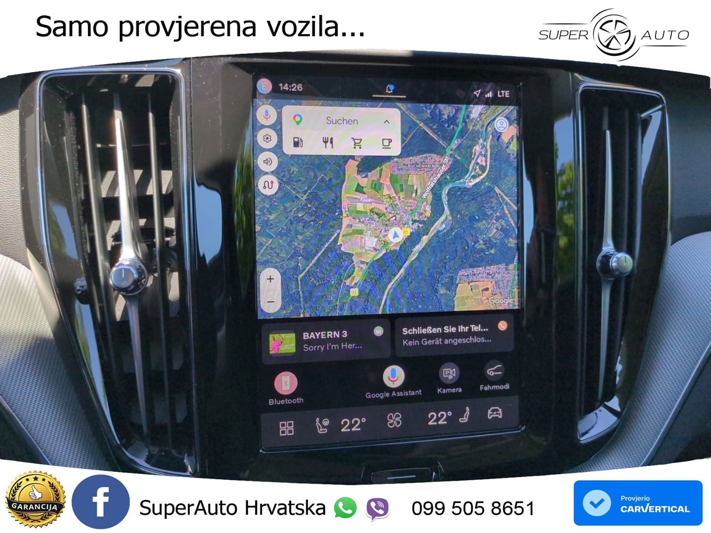 Volvo XC60 B5 Benzin AWD Geartronic ZRAČNI+ACC+4xGR SJED+KAM
